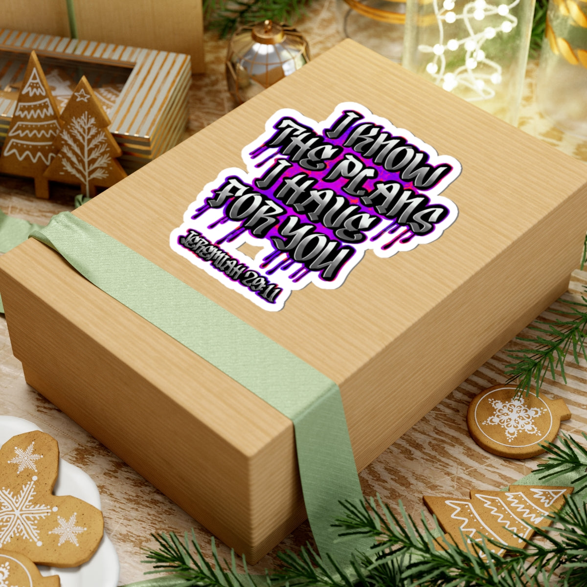 I Know The Plans Sticker — Jeremiah 29:11 Inspirational Kiss-Cut Sticker
