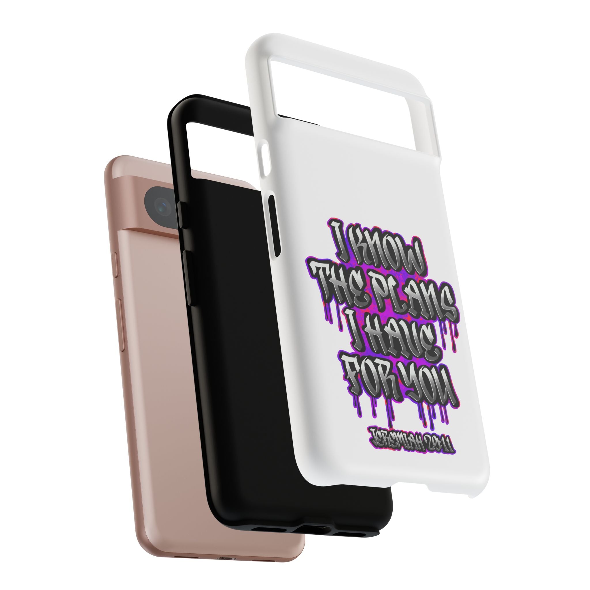 Jeremiah 29:11 Phone Case — "I Know The Plans I Have For You" Christian Bible Verse Protective Case