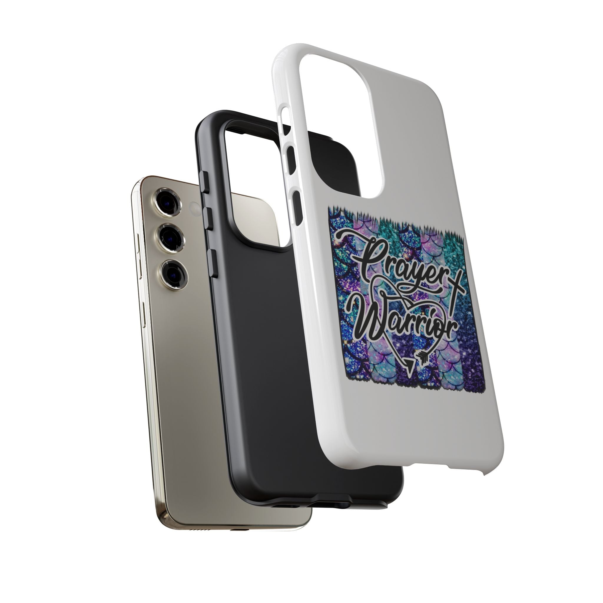 Prayer Warrior Phone Case — Faith-Inspired Tough Protective Cover