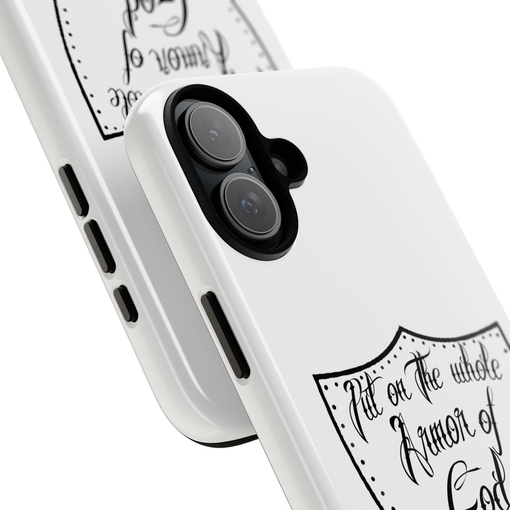 Armor of God Phone Case — Ephesians 6:11 Christian Floral Protective Cover
