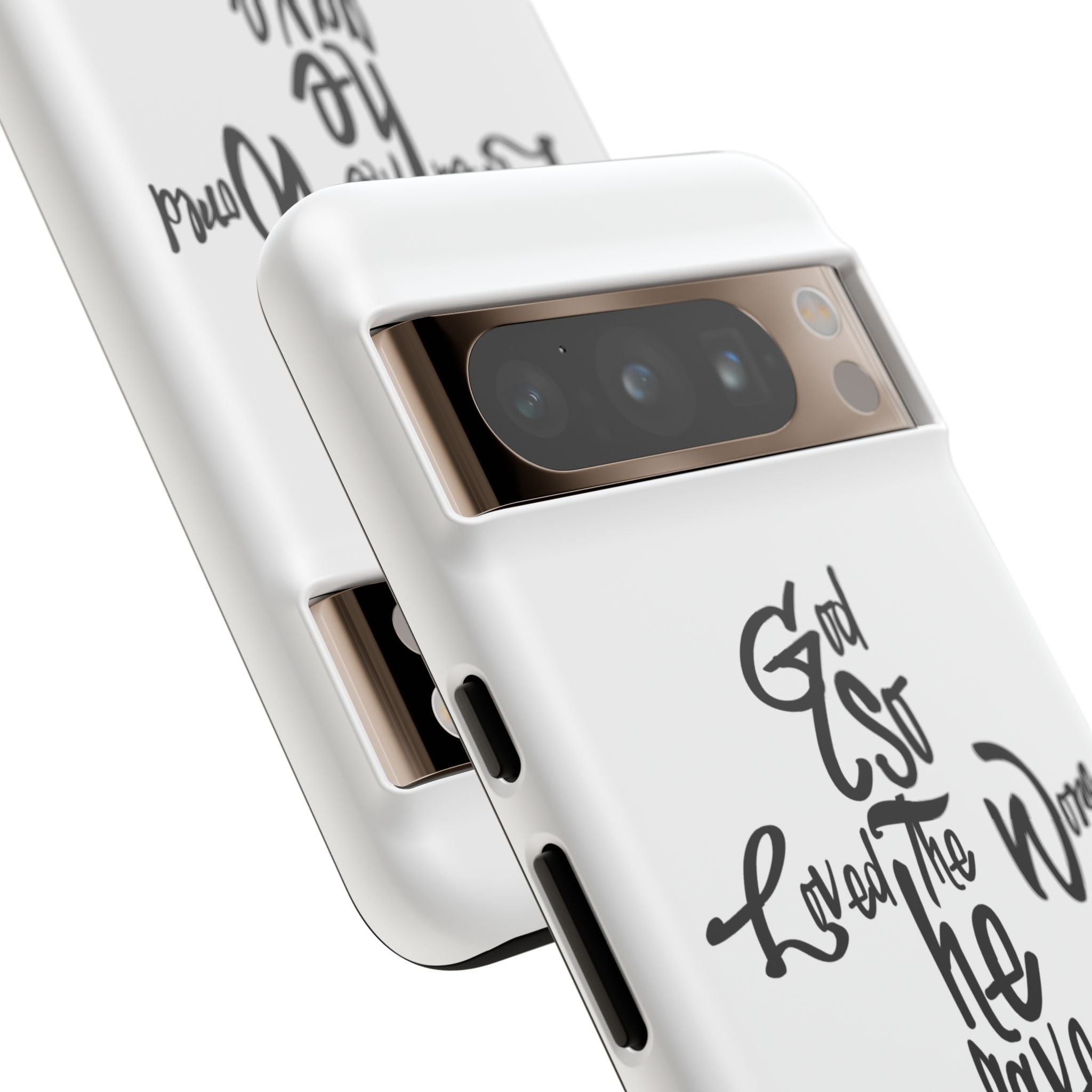 John 3:16 Bible Verse Christian Cross Phone Case — “God So Loved the World He Gave His Only Son”
