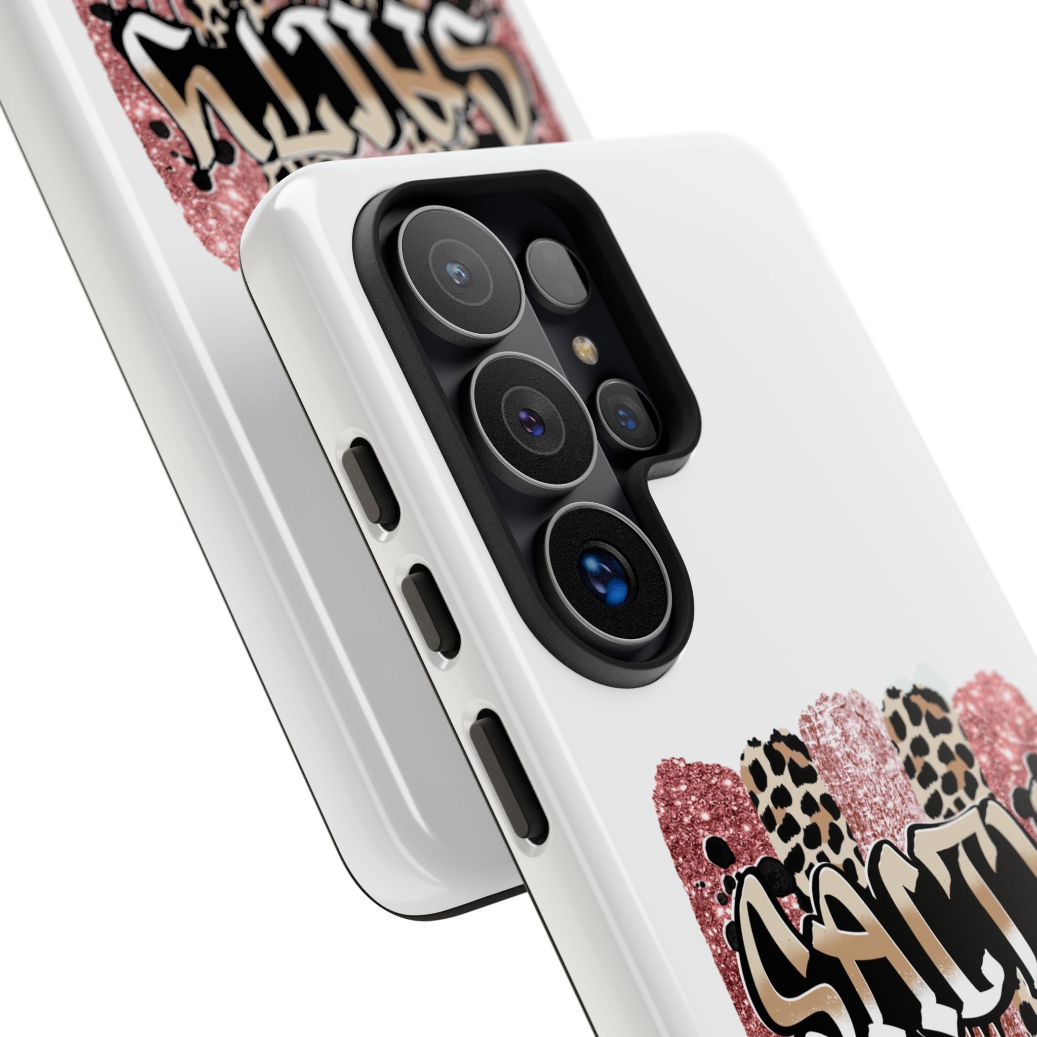 Salty Matthew 5:13 Scripture Leopard Pink Glitter Tough Case — Matthew 5:13 Scripture Phone Cover