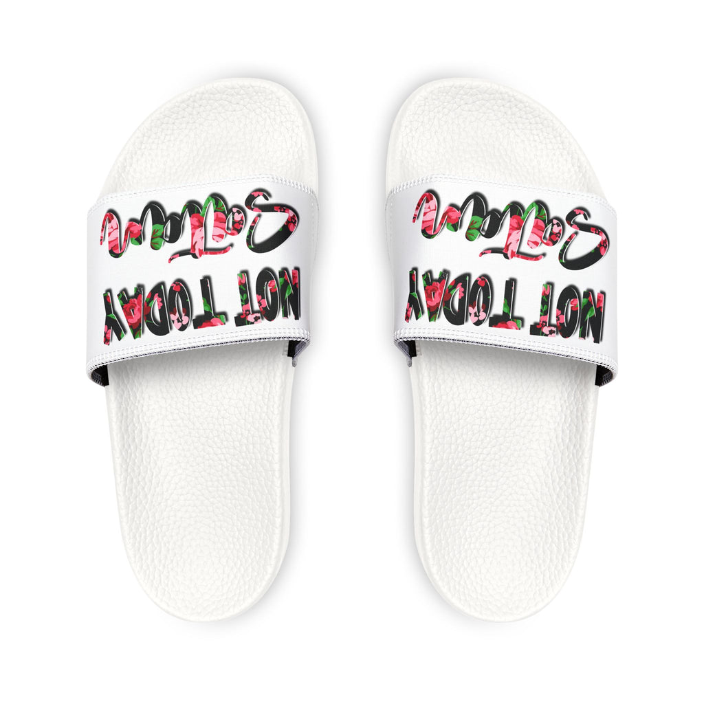 Not today Satan Christian Women's Removable-Strap Sandals