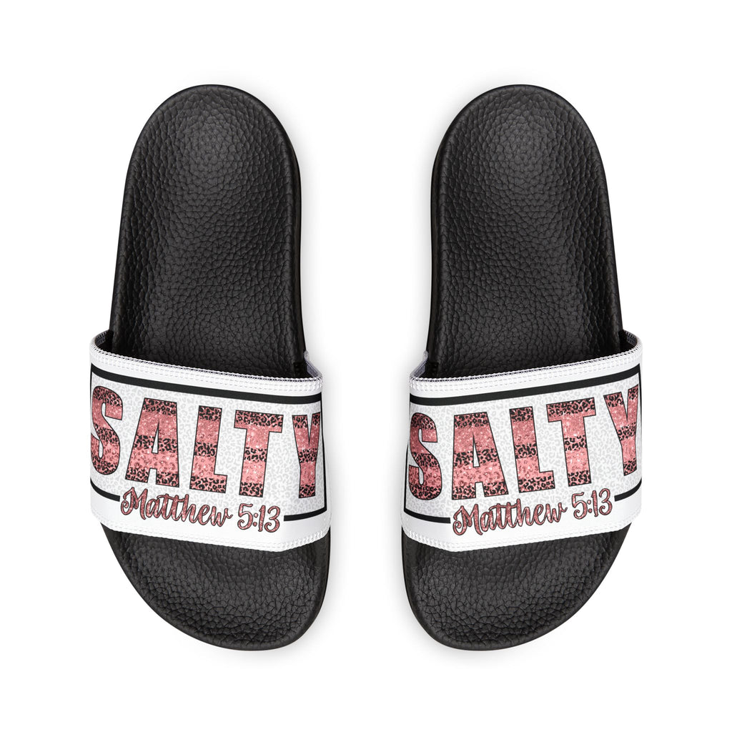 Salty Bible Verse Women's Removable-Strap Sandals