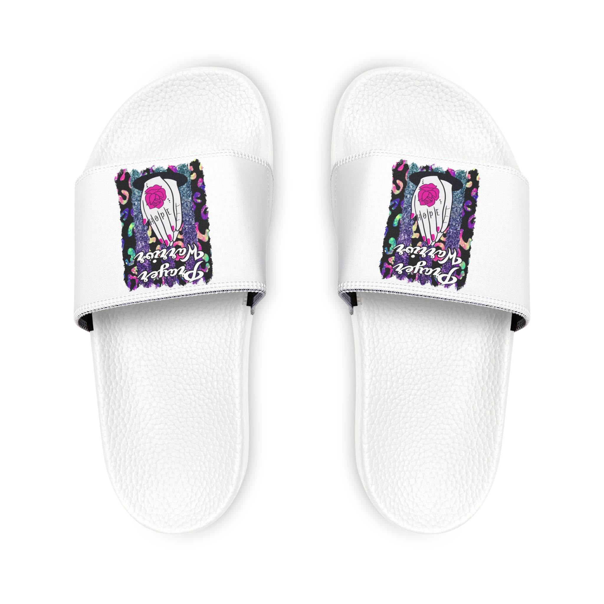 Praying Hands Prayer Warrior Women's Removable-Strap Sandals