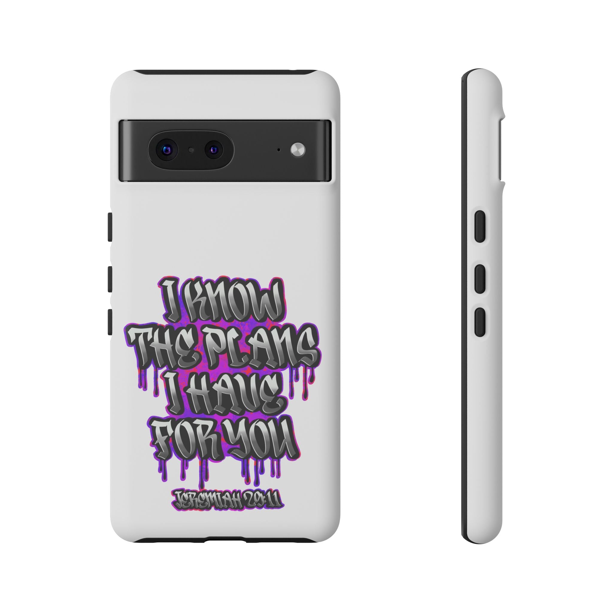 Jeremiah 29:11 Phone Case — "I Know The Plans I Have For You" Christian Bible Verse Protective Case