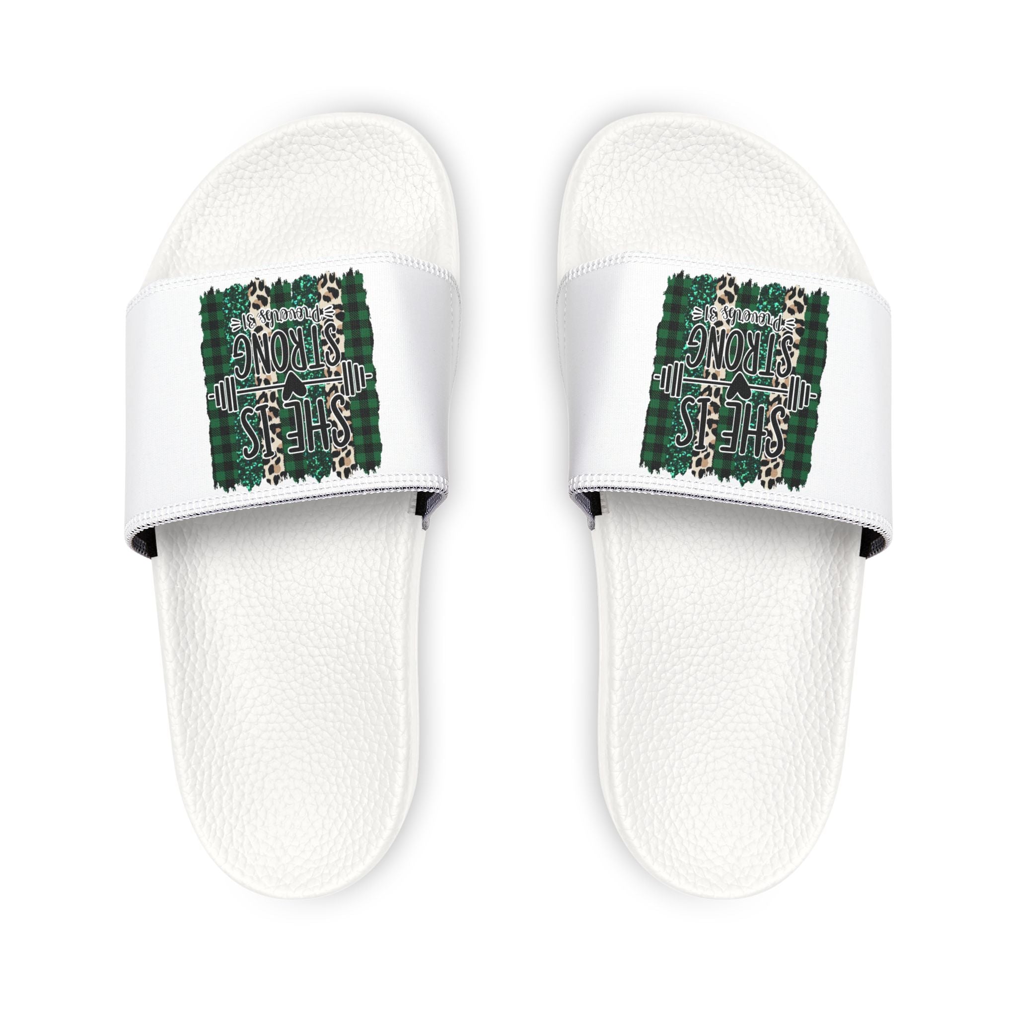 Proverbs 31 She is Strong Women's Removable-Strap Sandals