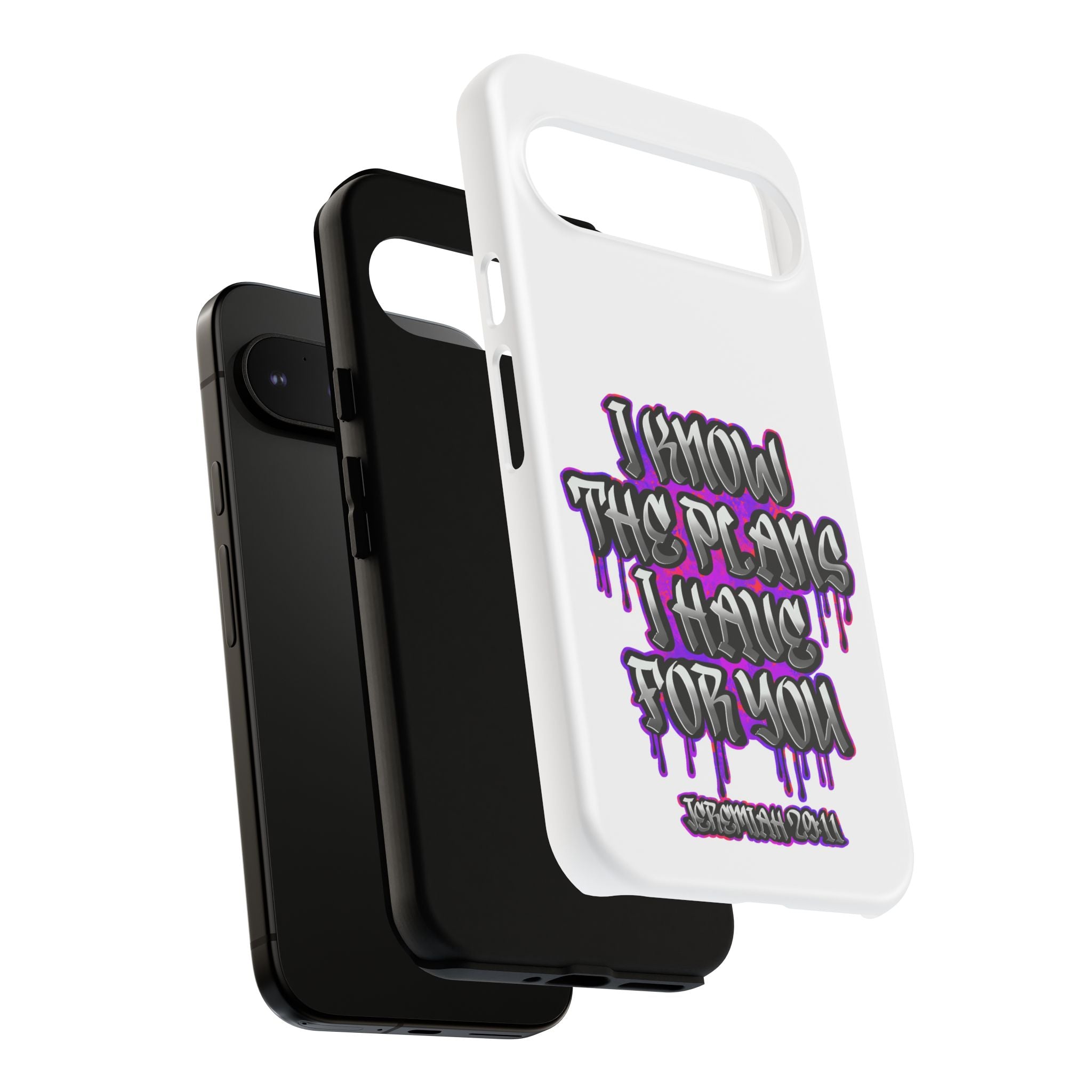 Jeremiah 29:11 Phone Case — "I Know The Plans I Have For You" Christian Bible Verse Protective Case