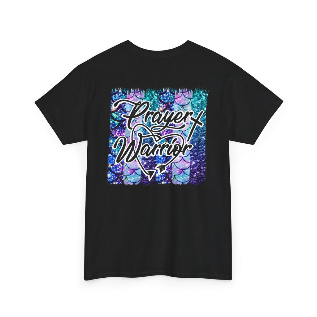 Prayer Warrior T-Shirt — Floral Christian Faith Tee