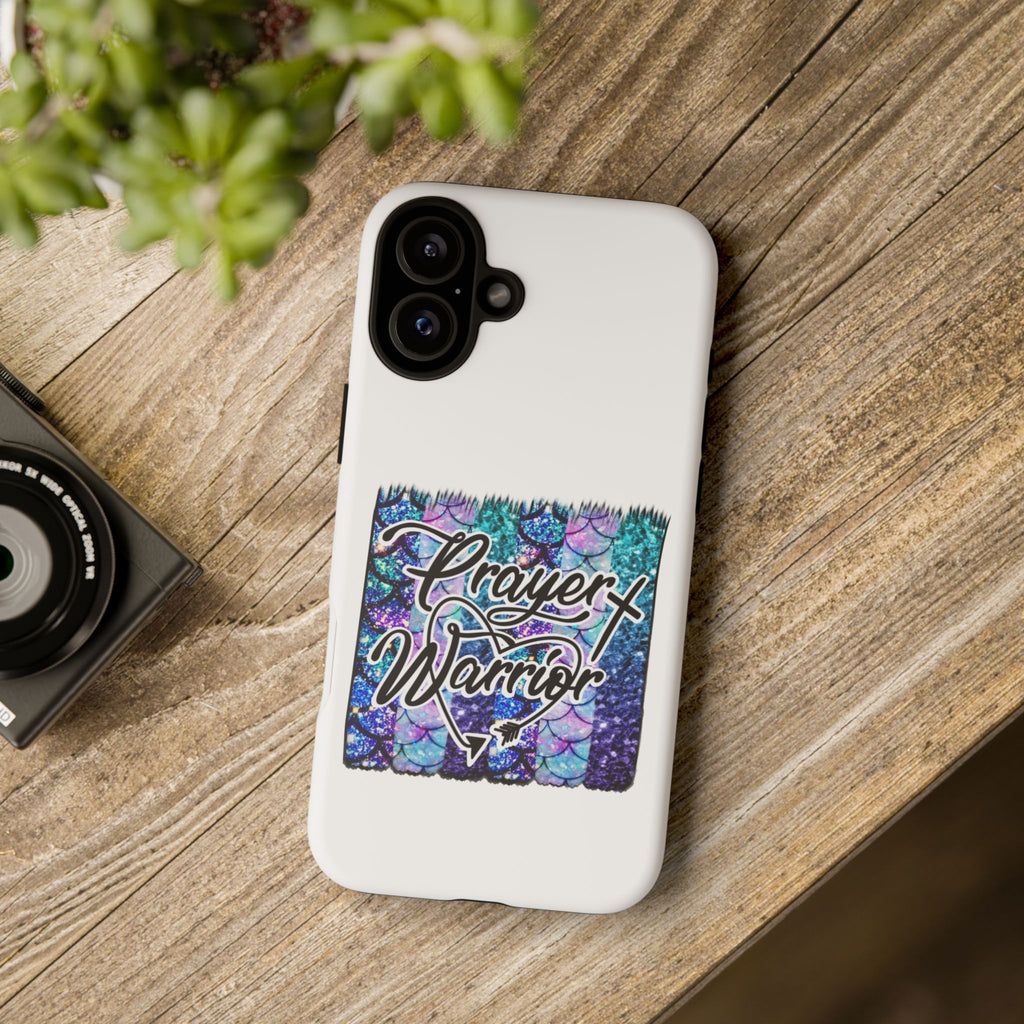 Prayer Warrior Phone Case — Faith-Inspired Tough Protective Cover