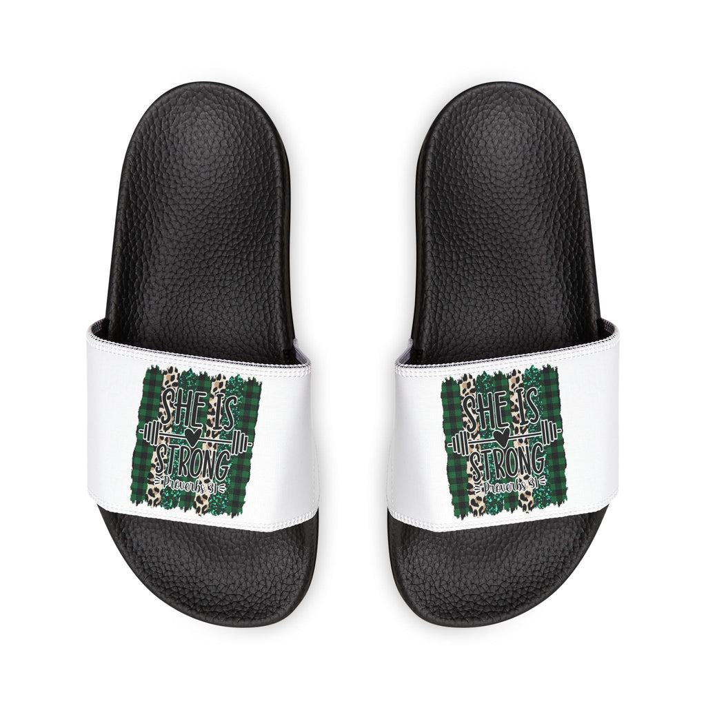 Proverbs 31 She is Strong Women's Removable-Strap Sandals
