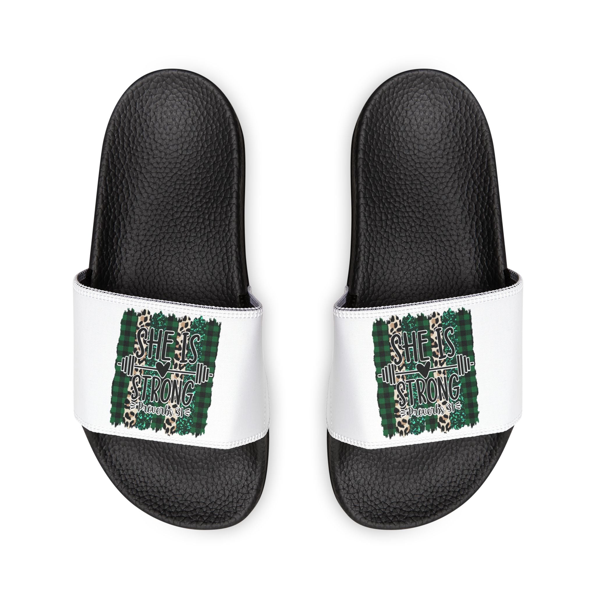 Proverbs 31 She is Strong Women's Removable-Strap Sandals