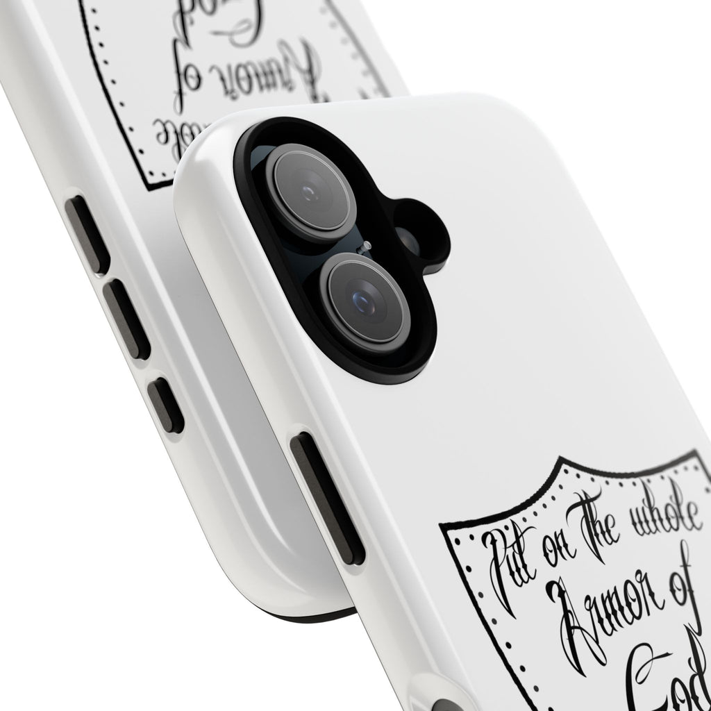 Armor of God Phone Case — Ephesians 6:11 Christian Floral Protective Cover