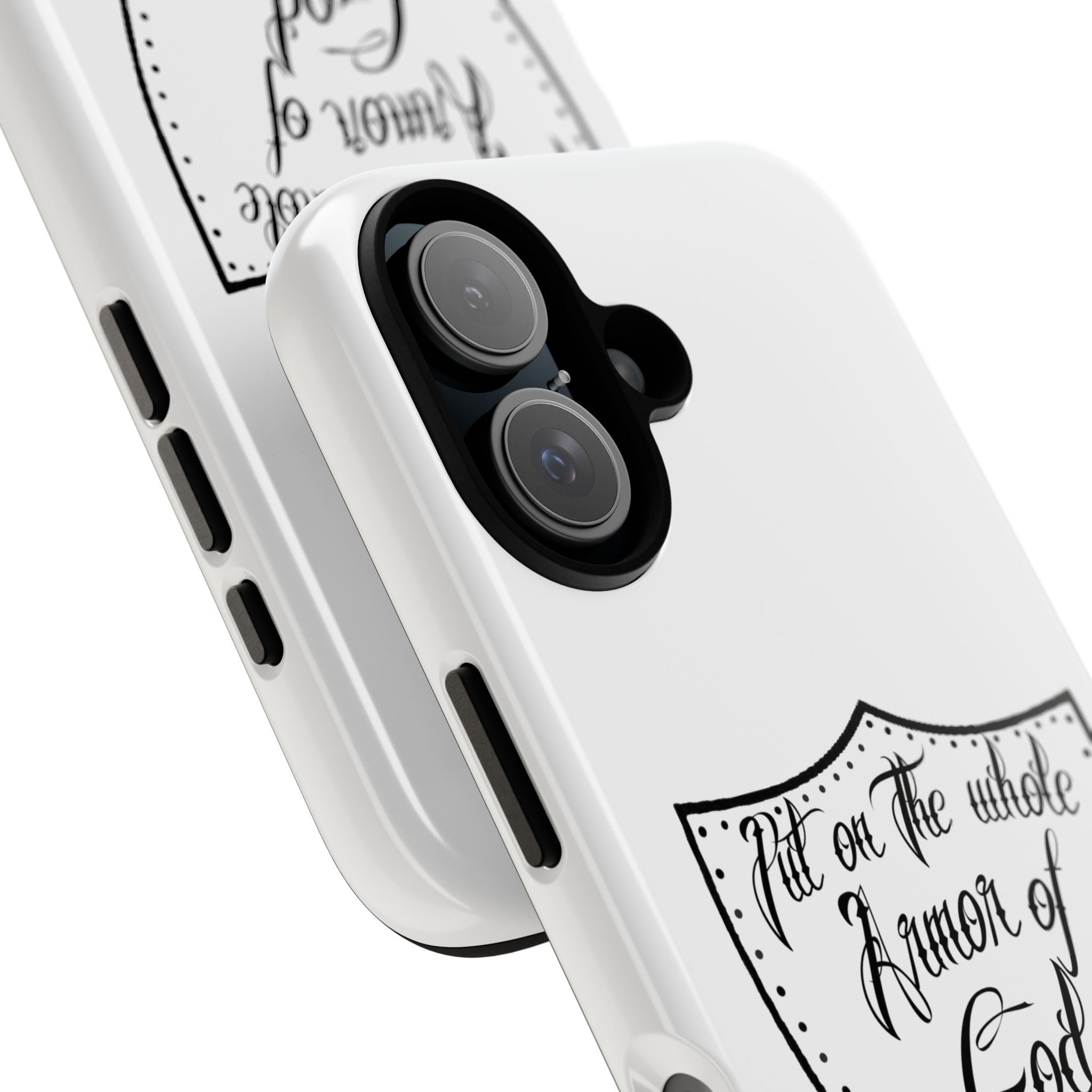 Armor of God Phone Case — Ephesians 6:11 Christian Floral Protective Cover