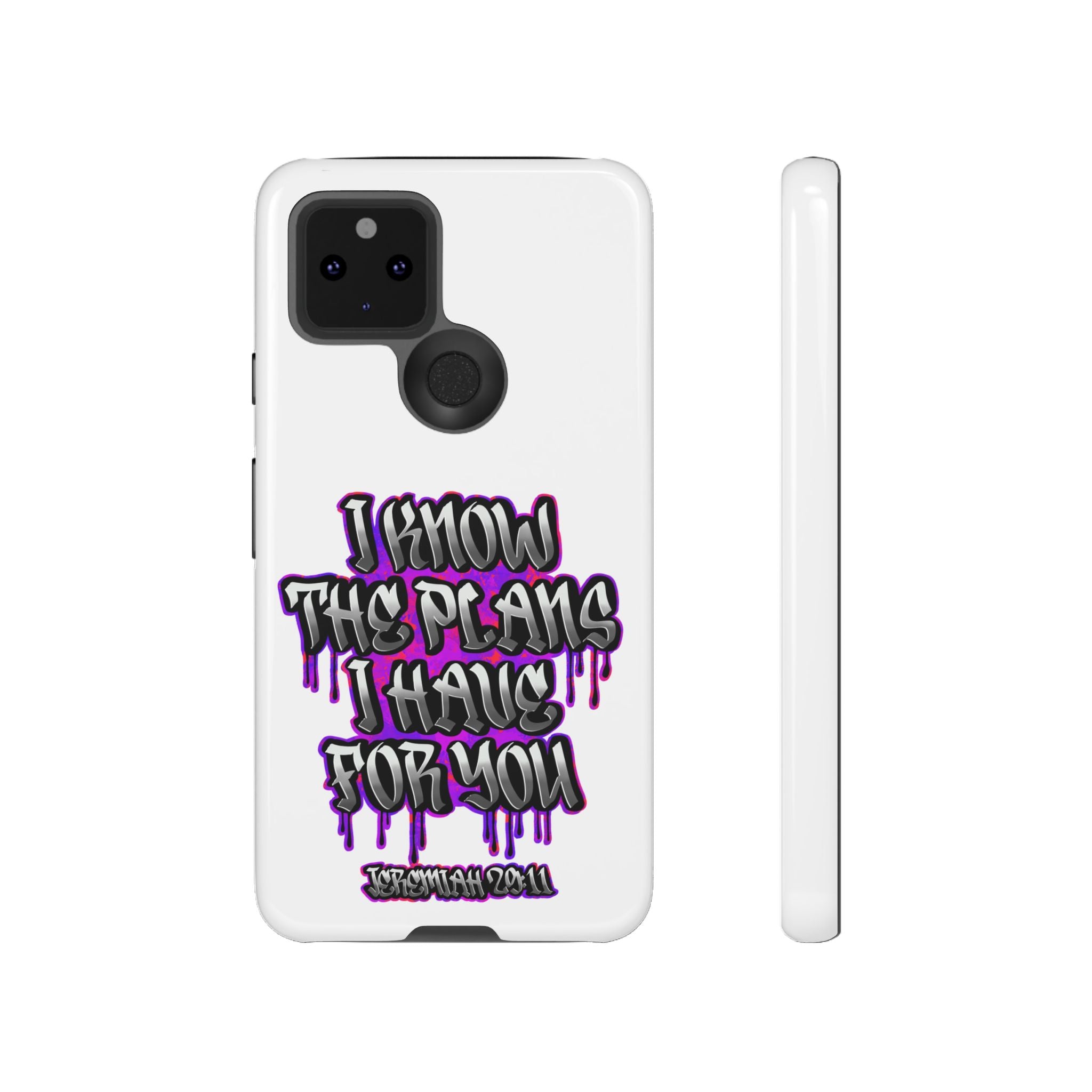 Jeremiah 29:11 Phone Case — "I Know The Plans I Have For You" Christian Bible Verse Protective Case