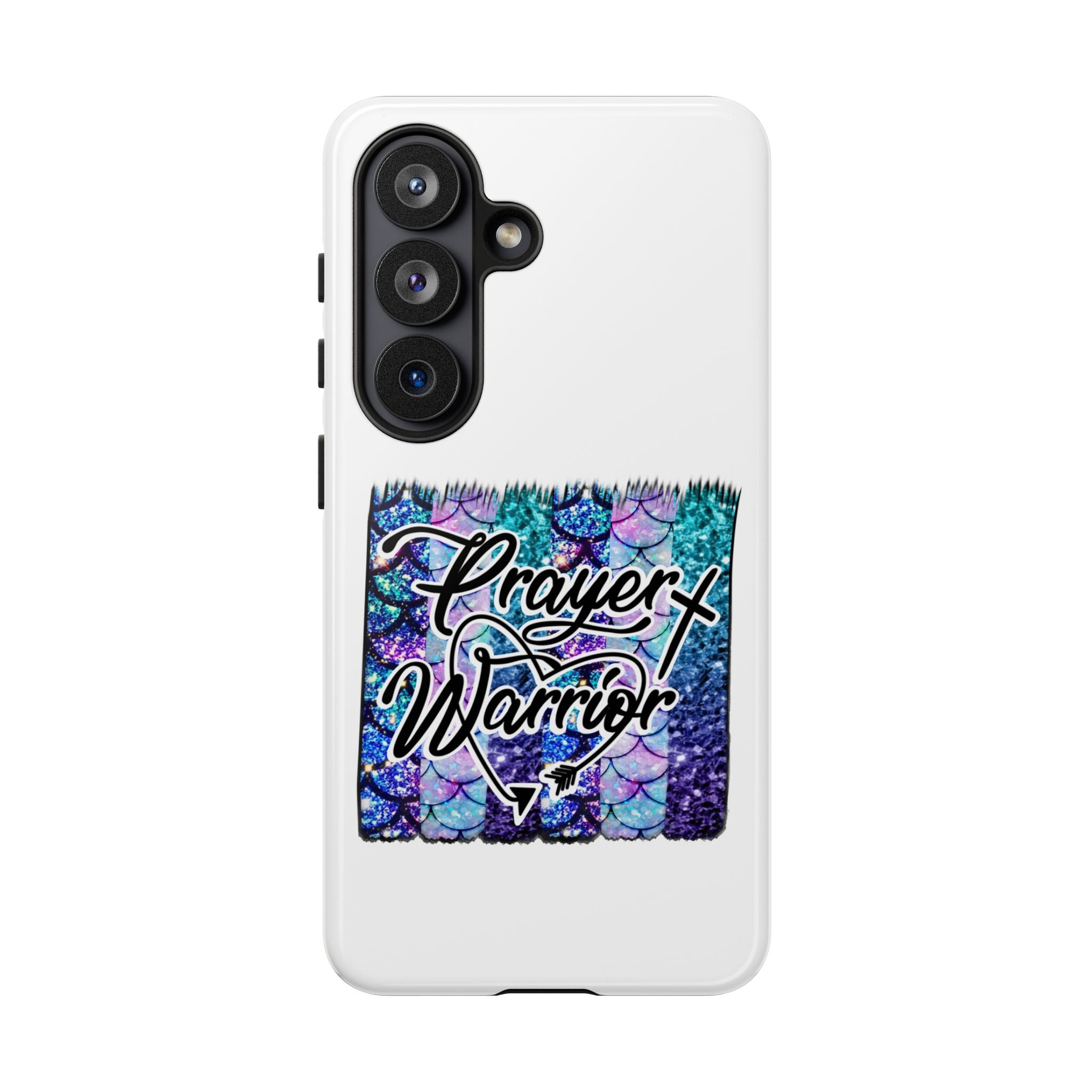 Prayer Warrior Phone Case — Faith-Inspired Tough Protective Cover