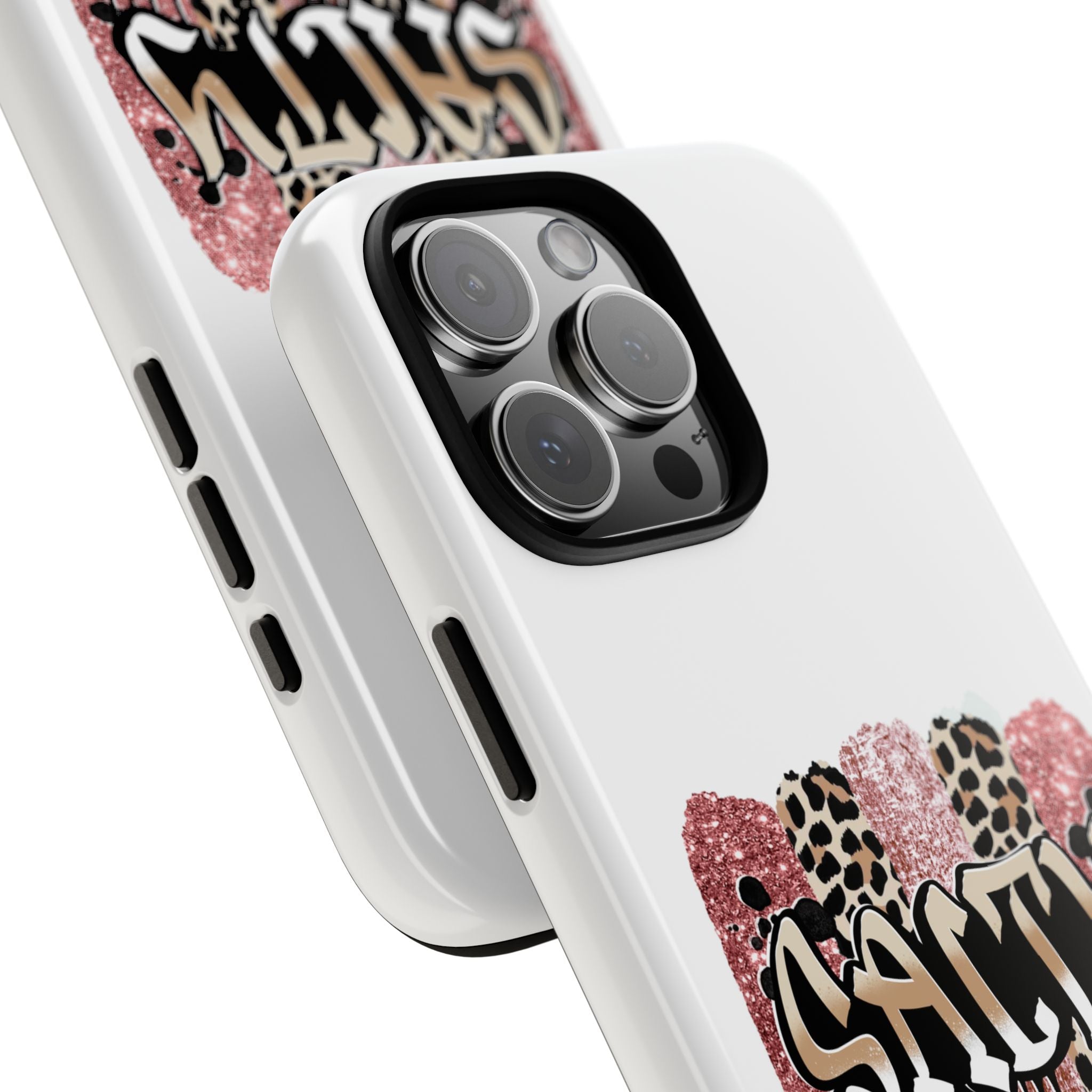 Salty Matthew 5:13 Scripture Leopard Pink Glitter Tough Case — Matthew 5:13 Scripture Phone Cover