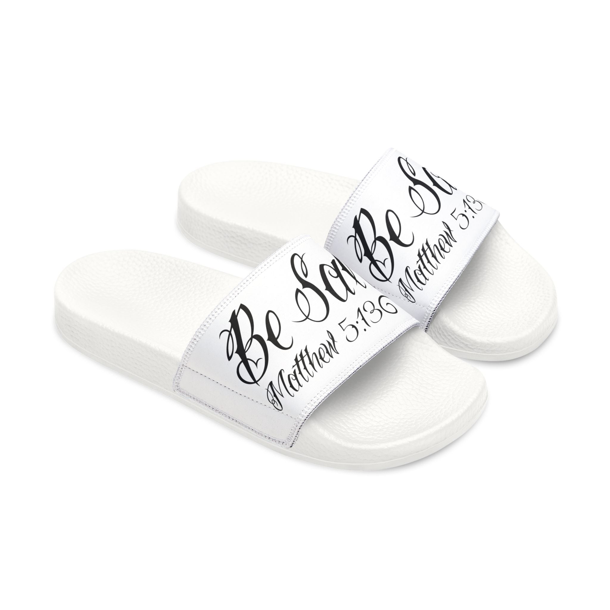 Be Salty Bible Verse Women's Removable-Strap Sandals