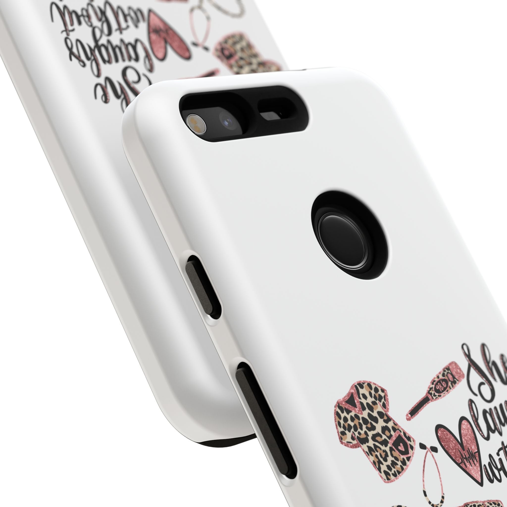 'She Laughs Without Fear' Proverbs 31 Scripture Nurse Tough Phone Case