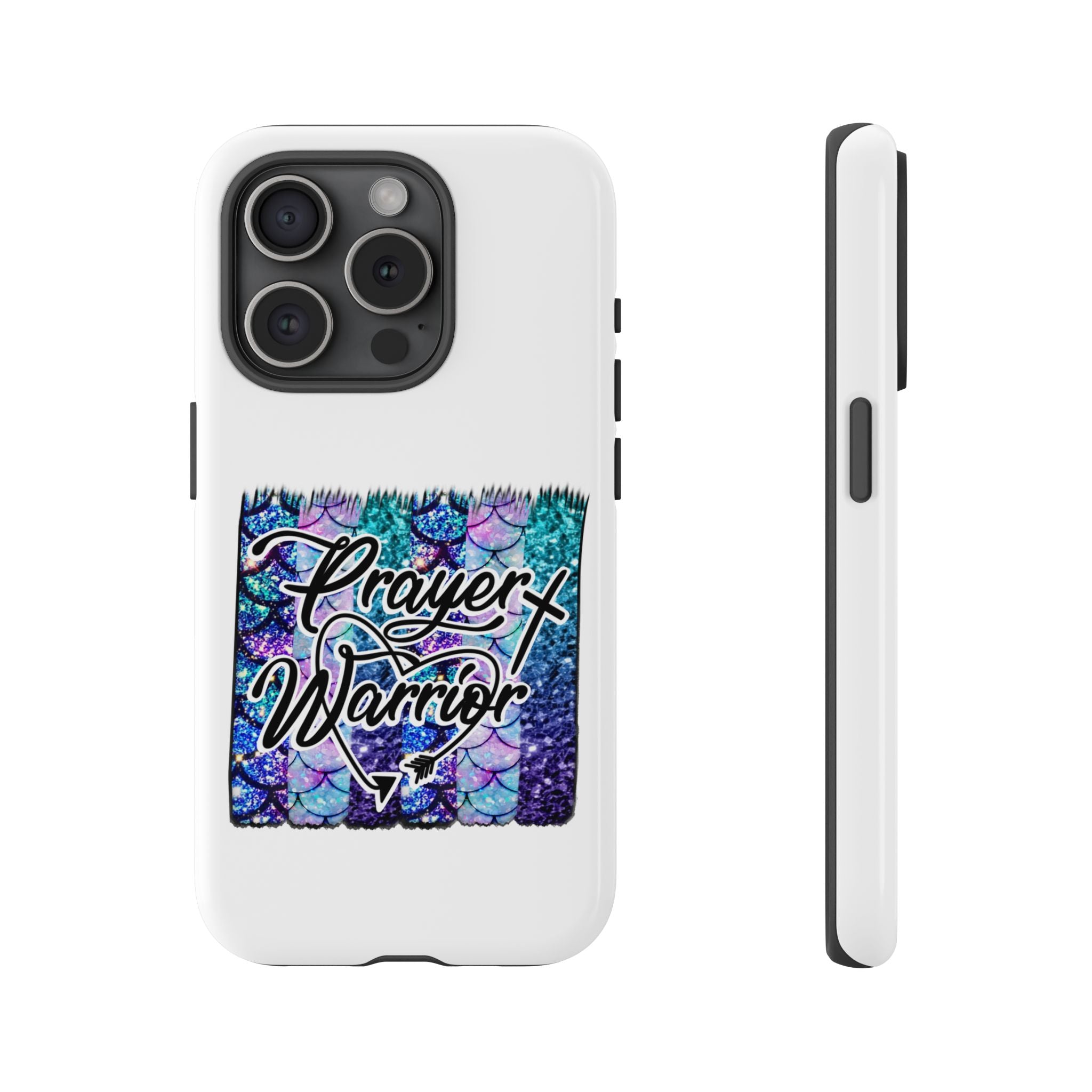 Prayer Warrior Phone Case — Faith-Inspired Tough Protective Cover