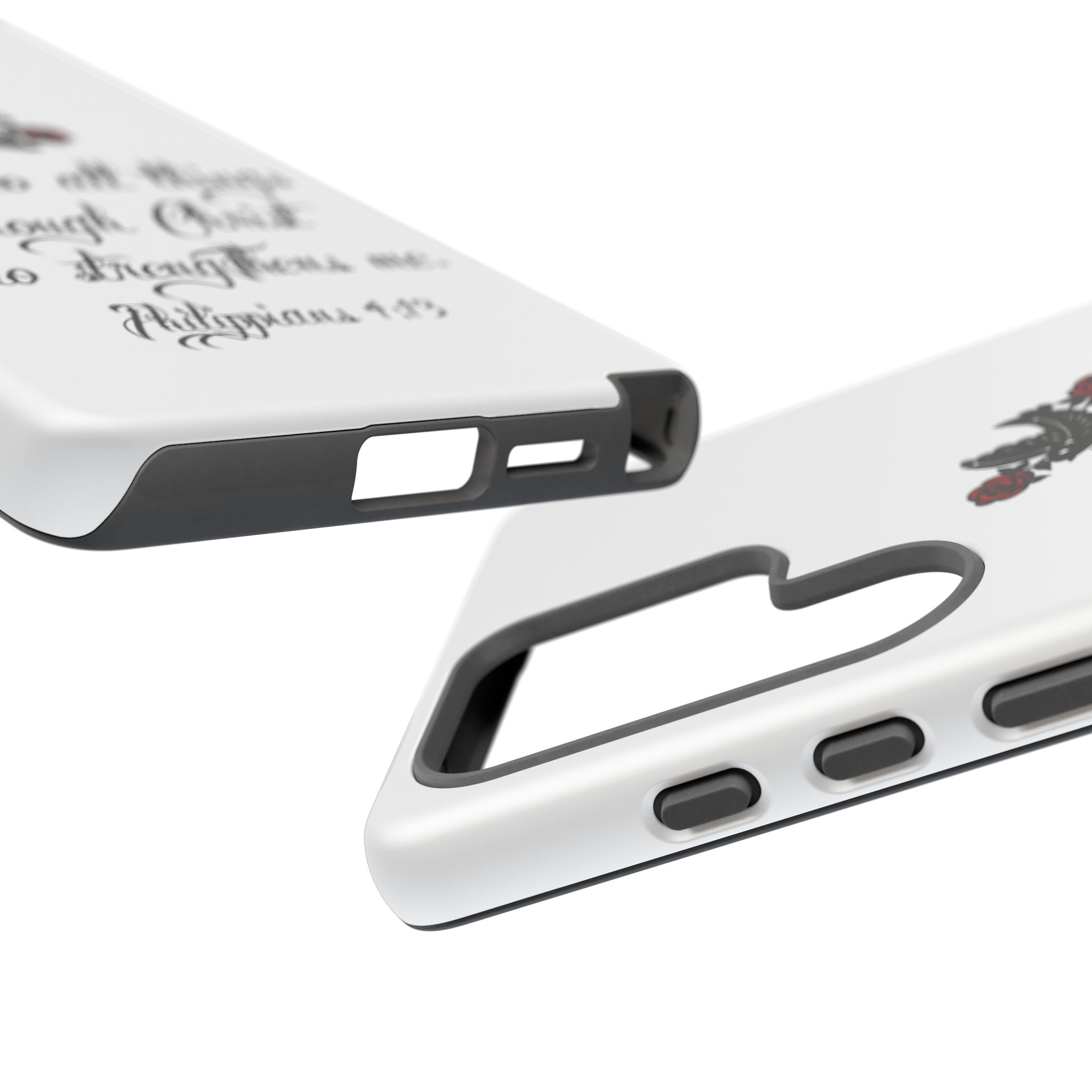 Christian Phone Case — "I can do all things through Christ" (Philippians 4:13)