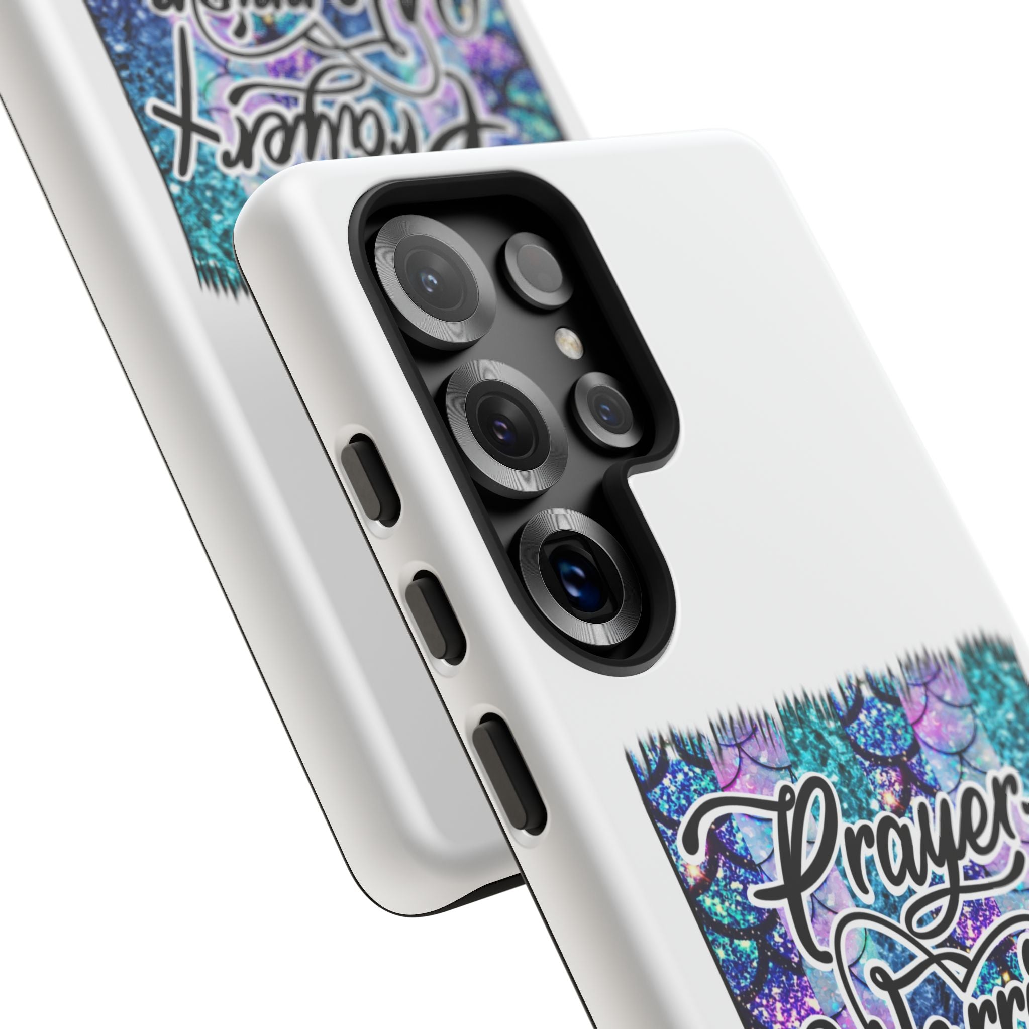 Prayer Warrior Phone Case — Faith-Inspired Tough Protective Cover