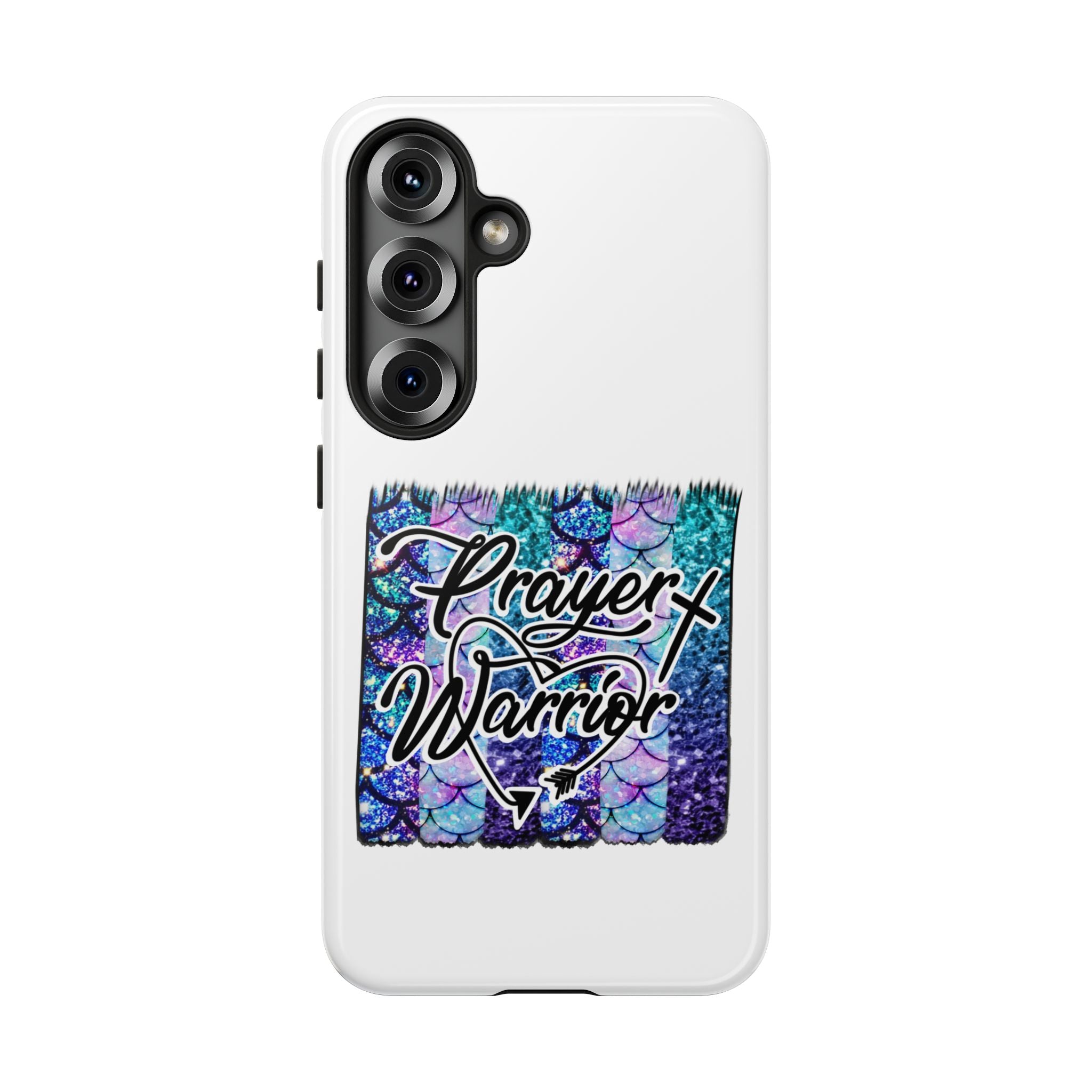 Prayer Warrior Phone Case — Faith-Inspired Tough Protective Cover
