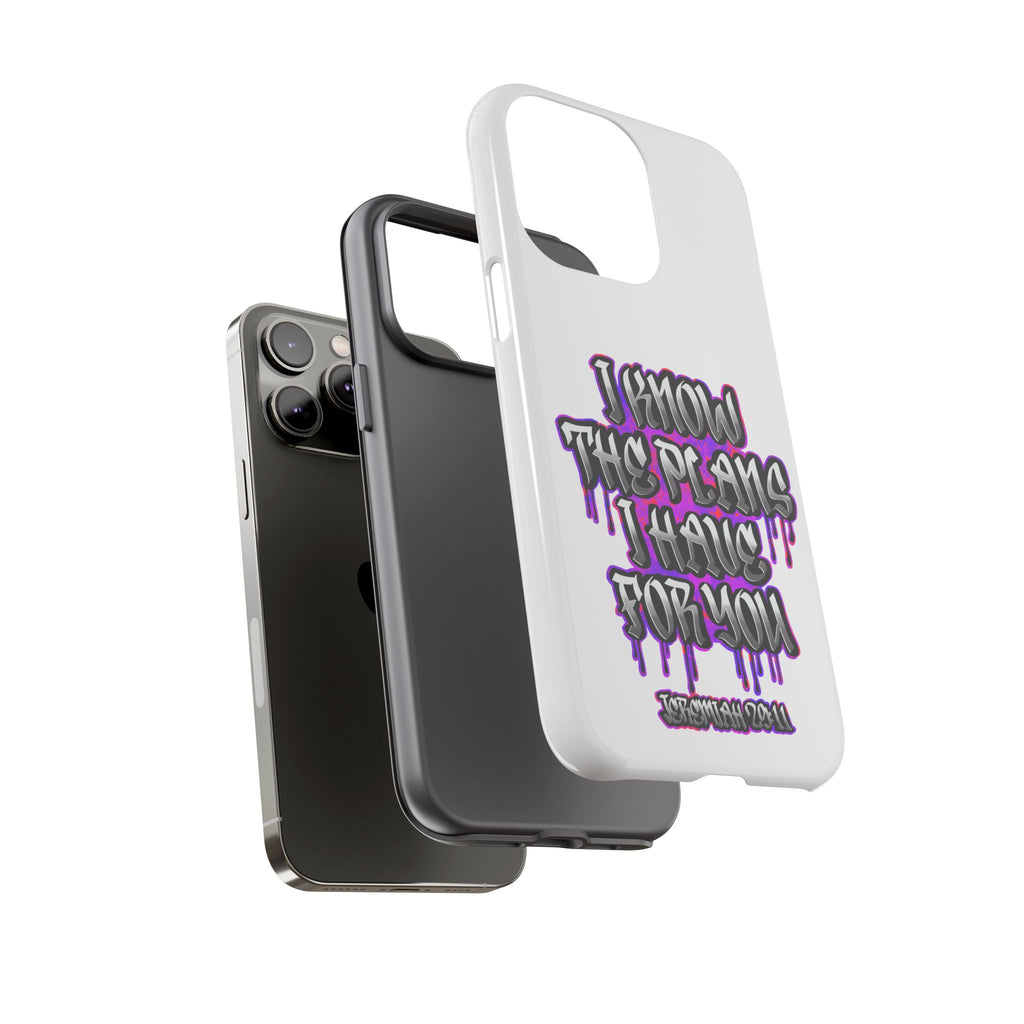 Jeremiah 29:11 Phone Case — "I Know The Plans I Have For You" Christian Bible Verse Protective Case