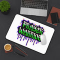 Prayer Warrior Desk Mat — Graffiti Style Gaming/Office Mousepad