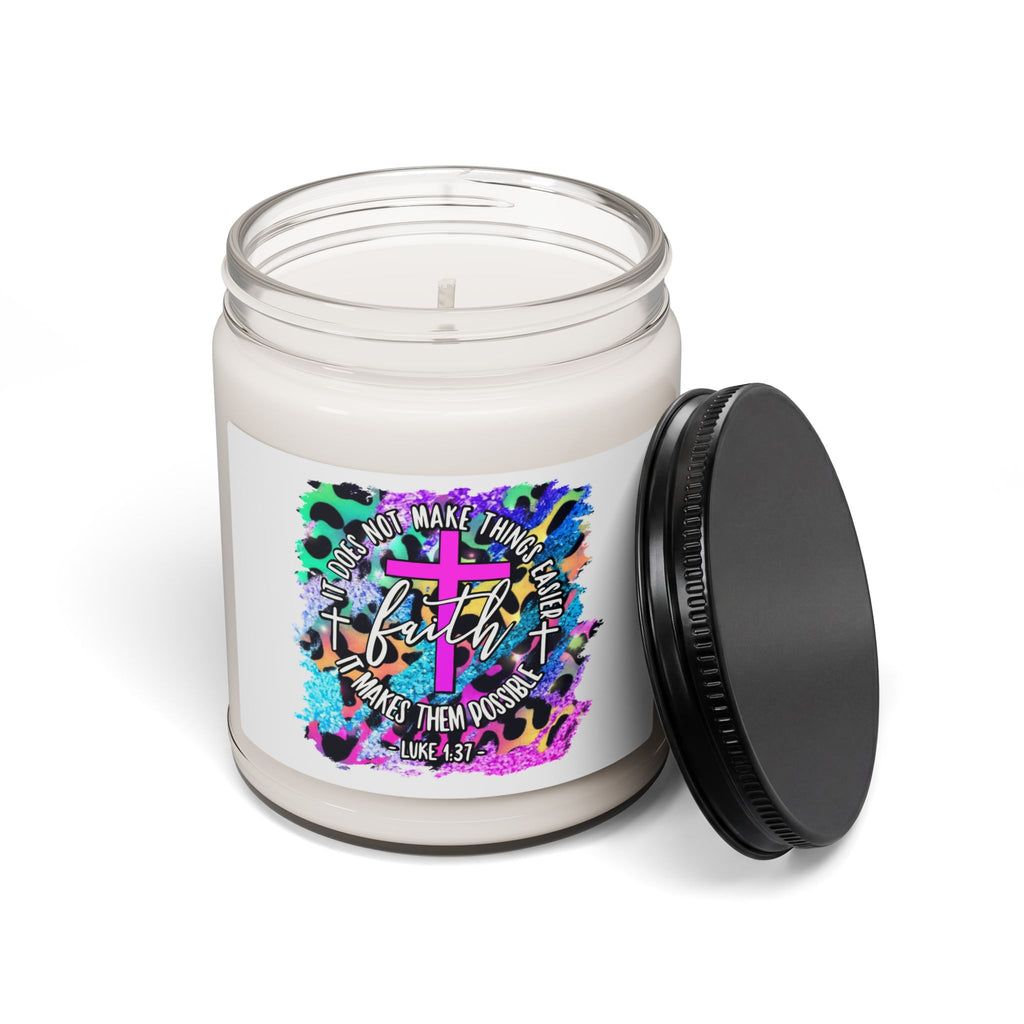 Faith Bible Verse Scented Soy Candle, 9oz