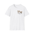 Pray Without Ceasing Leopard Print T-Shirt — Christian Faith Graphic Tee