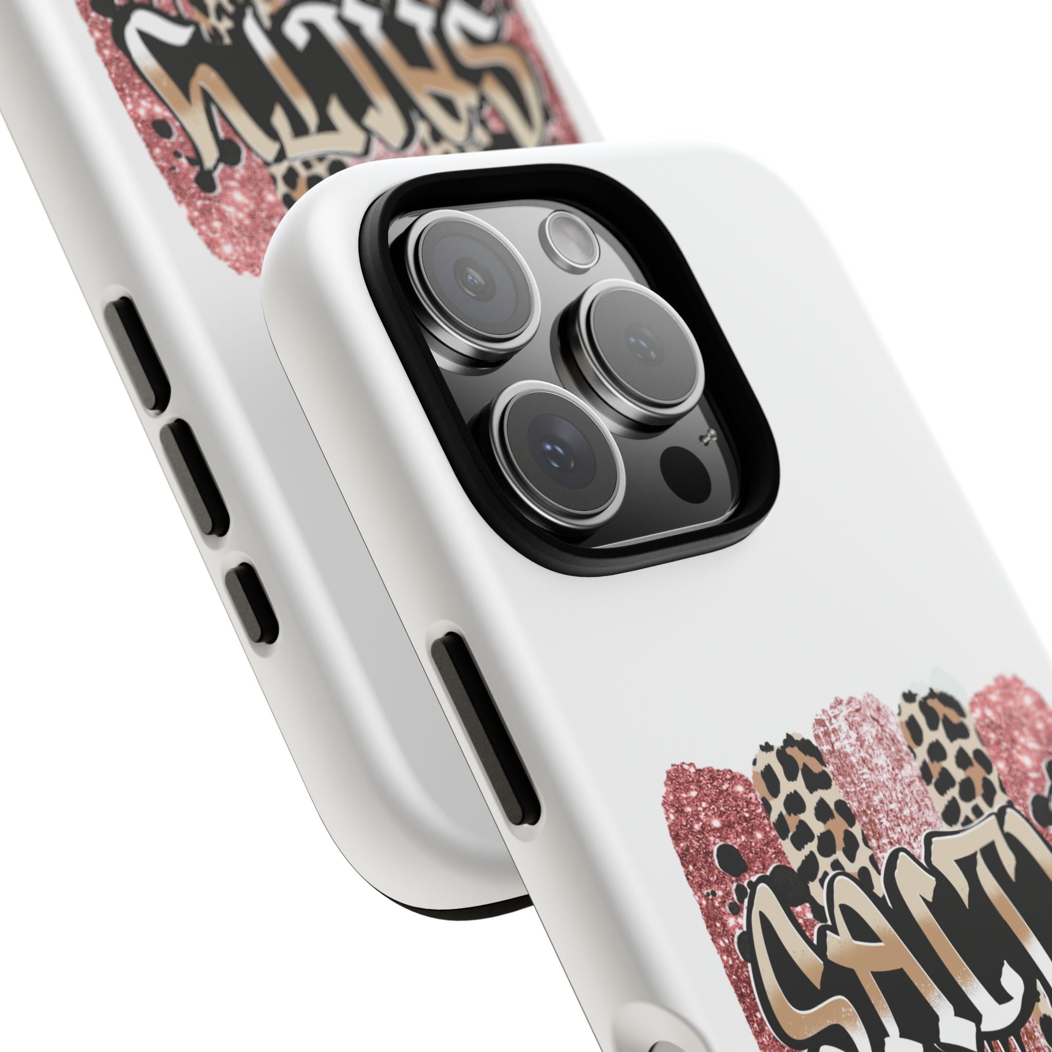 Salty Matthew 5:13 Scripture Leopard Pink Glitter Tough Case — Matthew 5:13 Scripture Phone Cover