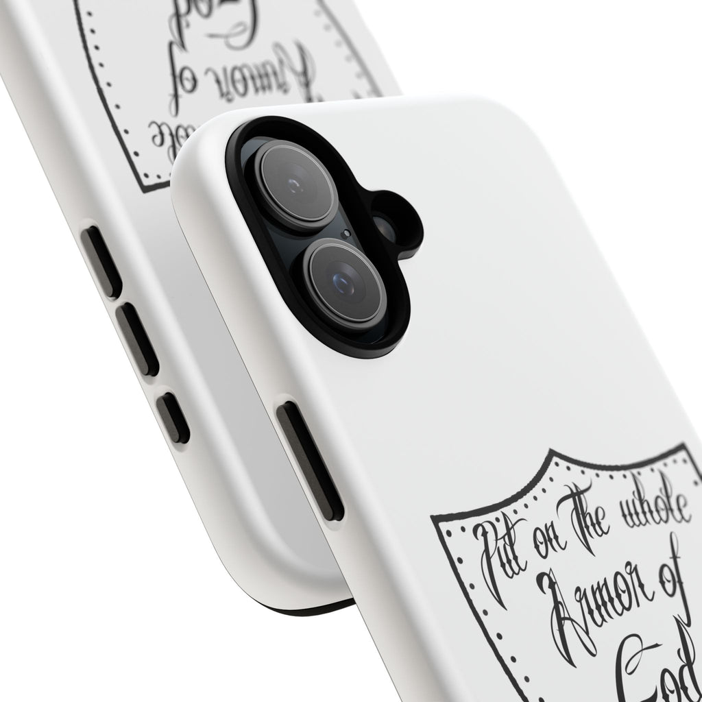 Armor of God Phone Case — Ephesians 6:11 Christian Floral Protective Cover