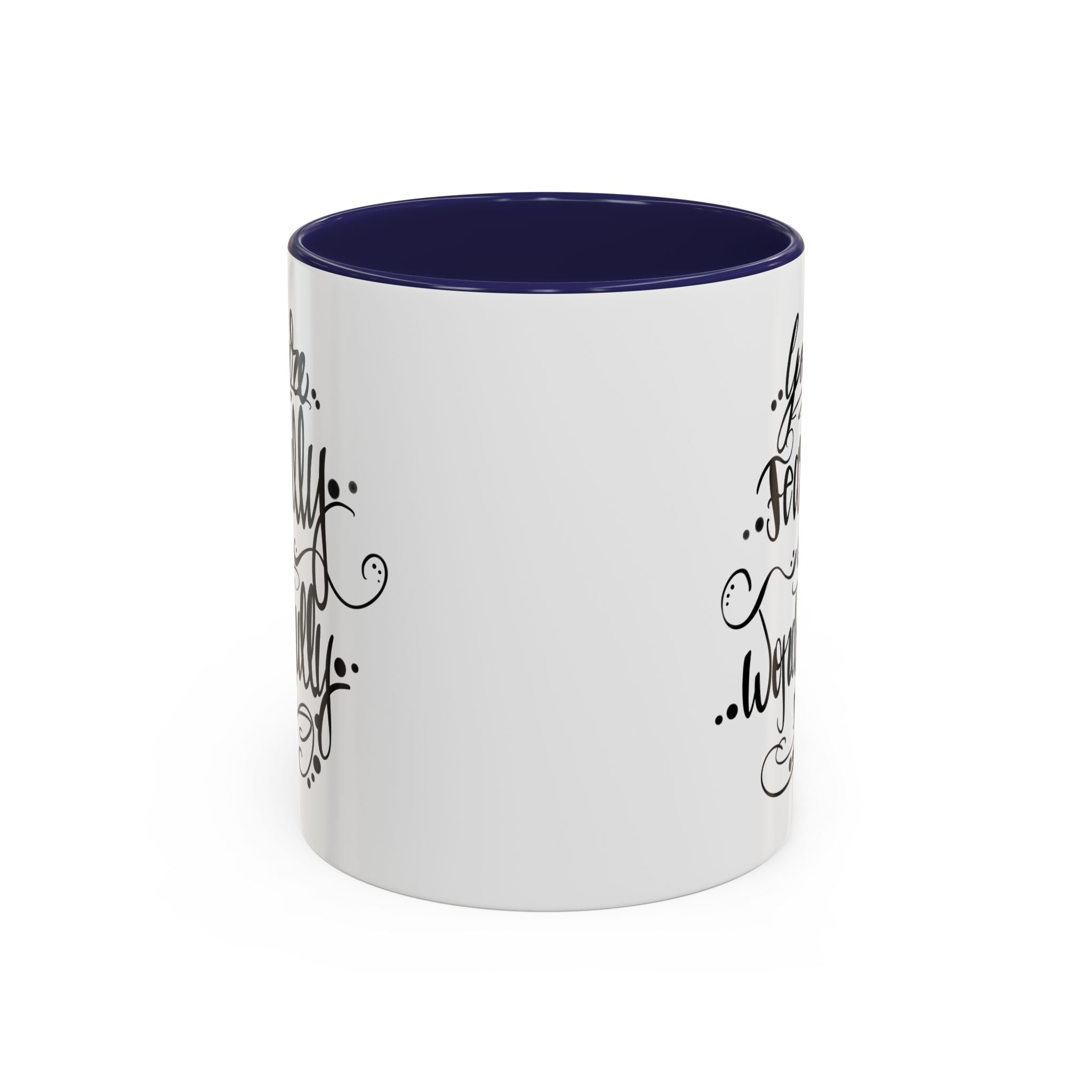 Inspirational Coffee Mug — "You Are Fearfully and Wonderfully Made" Accent Mug