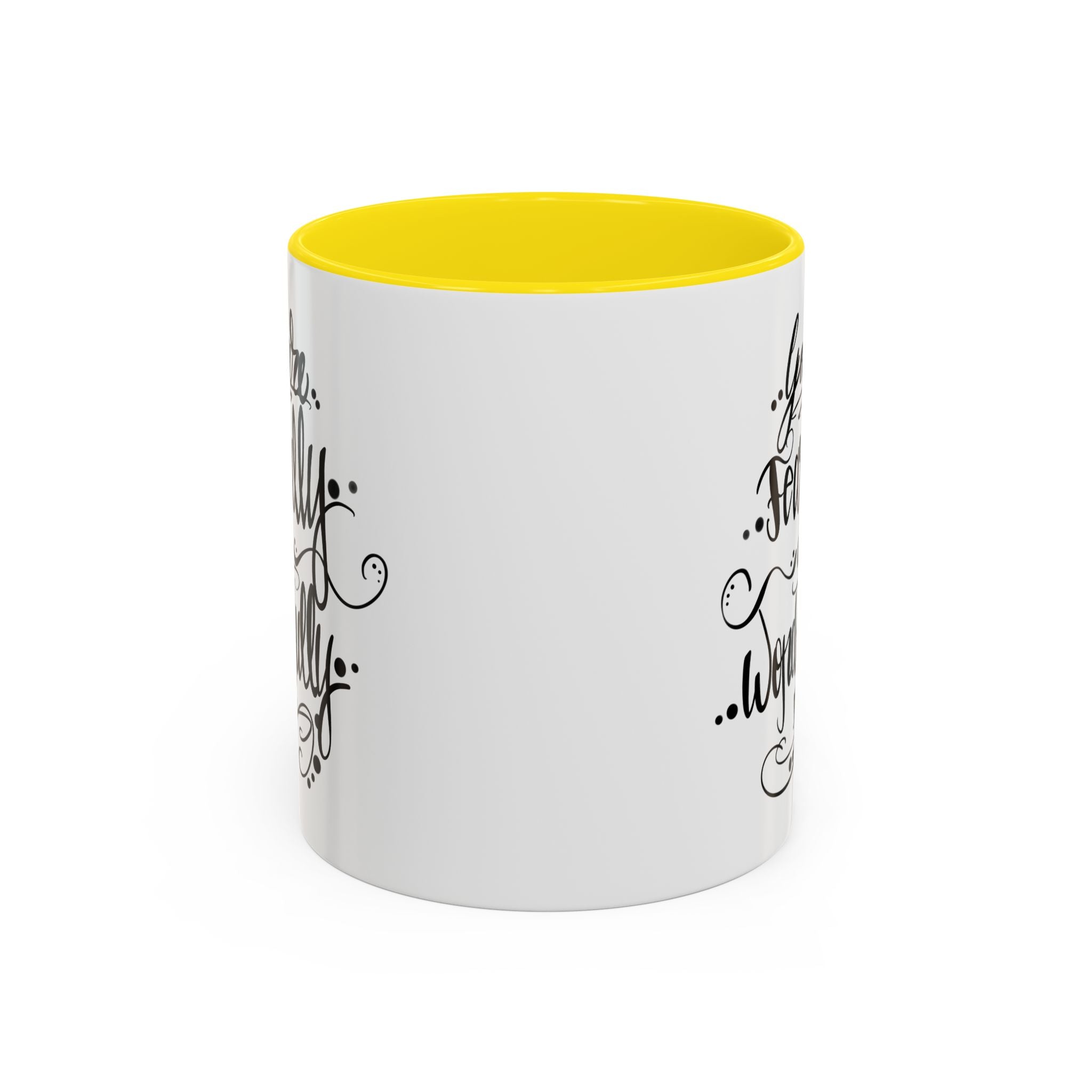 Inspirational Coffee Mug — "You Are Fearfully and Wonderfully Made" Accent Mug
