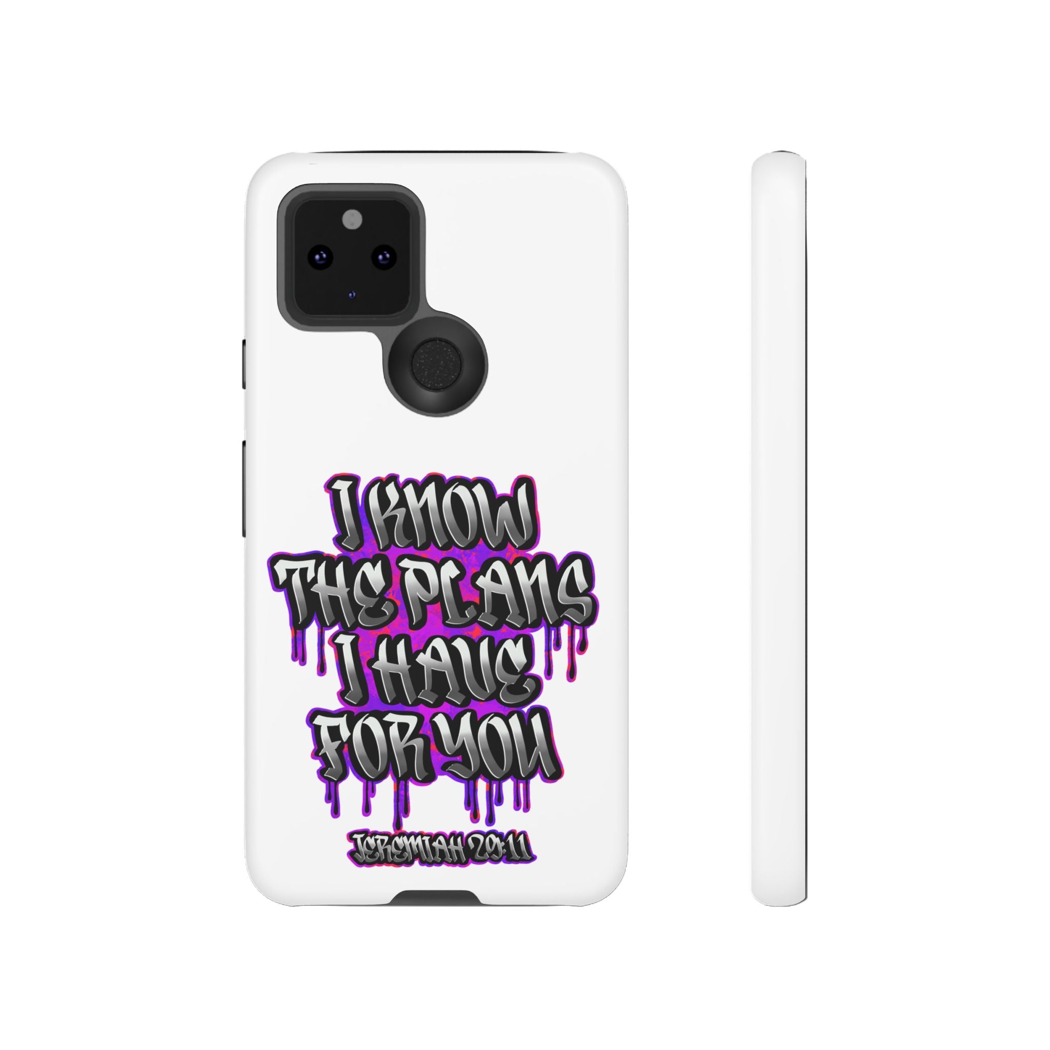 Jeremiah 29:11 Phone Case — "I Know The Plans I Have For You" Christian Bible Verse Protective Case