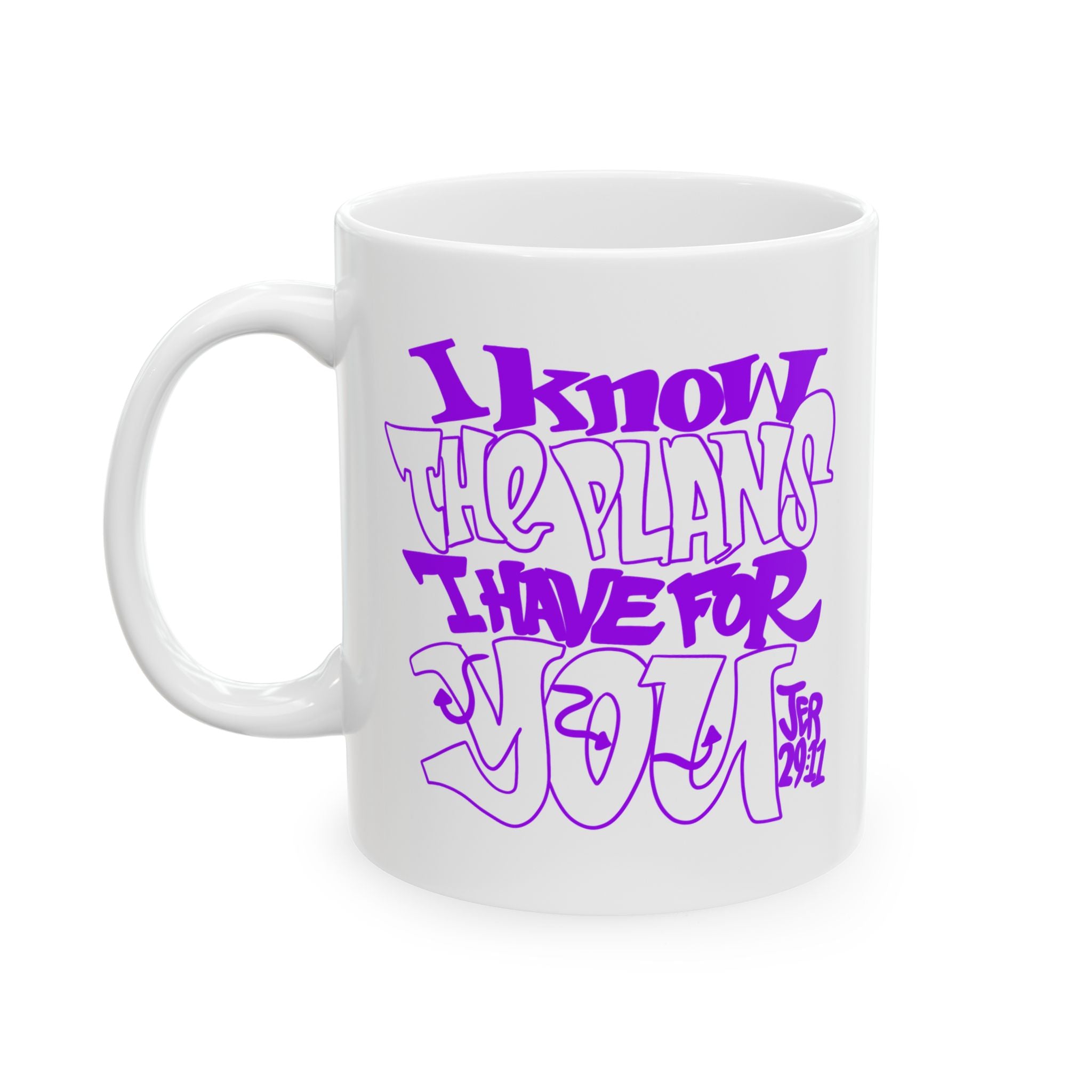 Jeremiah 29:11 Graffiti Ceramic Coffee  Mug — 11oz & 15oz