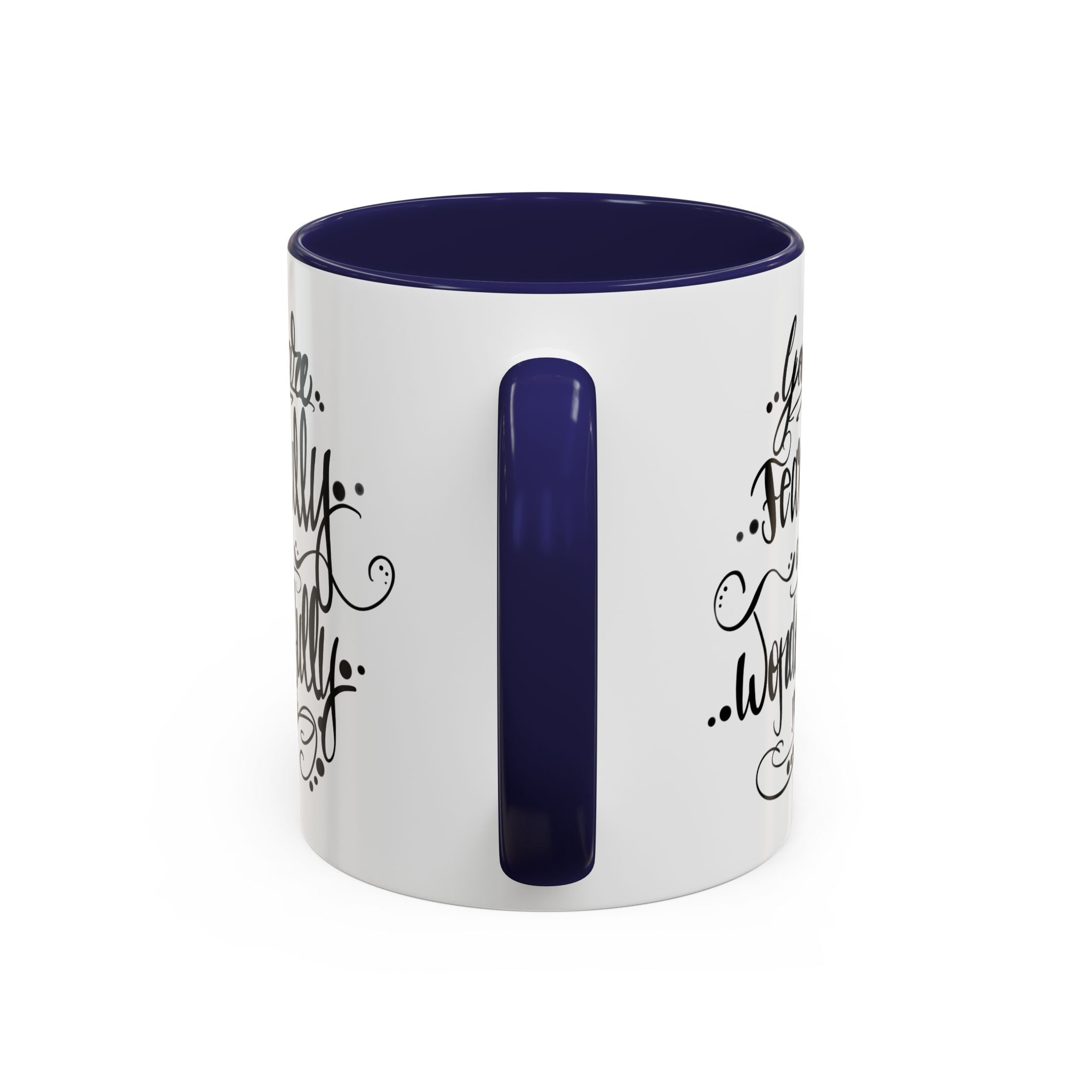 Inspirational Coffee Mug — "You Are Fearfully and Wonderfully Made" Accent Mug