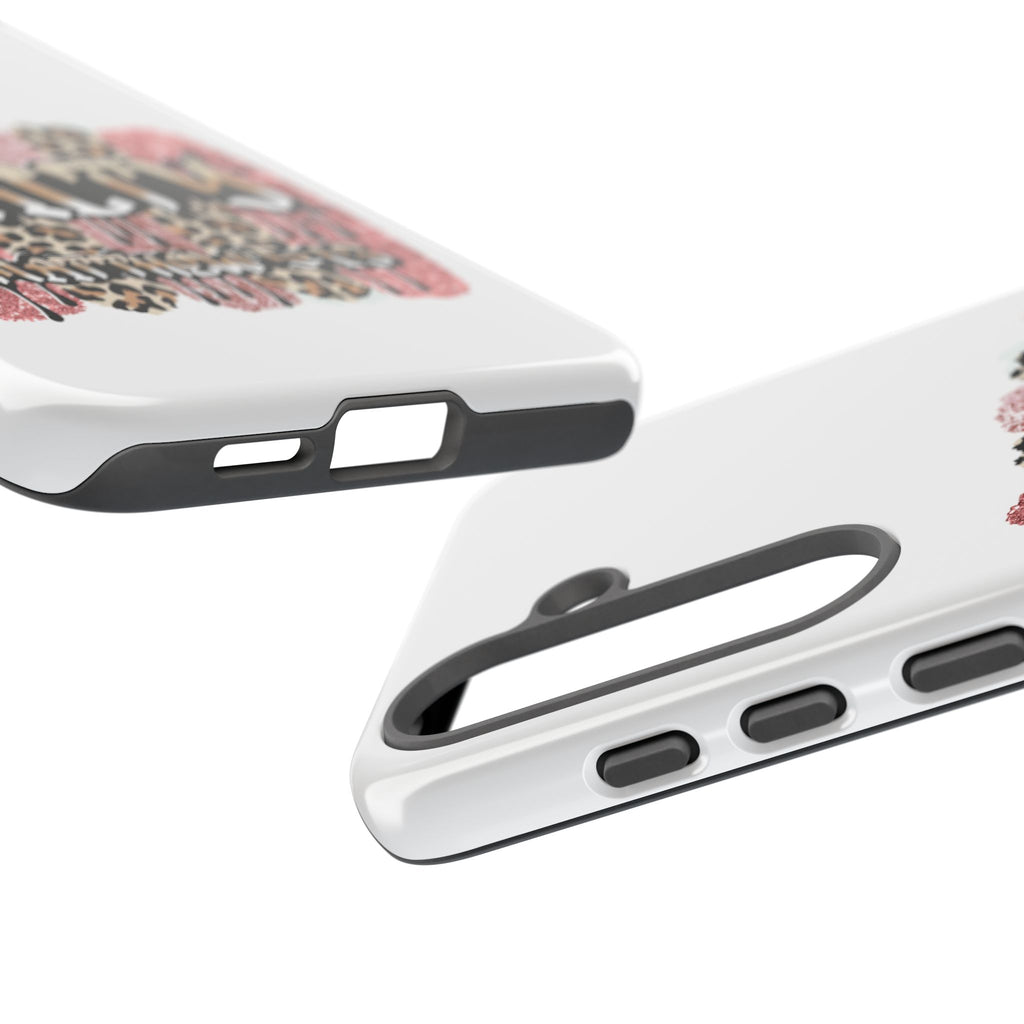 Salty Matthew 5:13 Scripture Leopard Pink Glitter Tough Case — Matthew 5:13 Scripture Phone Cover