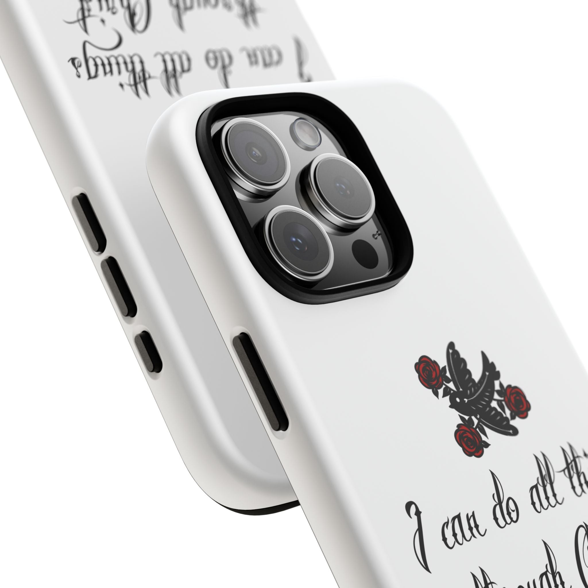 Christian Phone Case — "I can do all things through Christ" (Philippians 4:13)