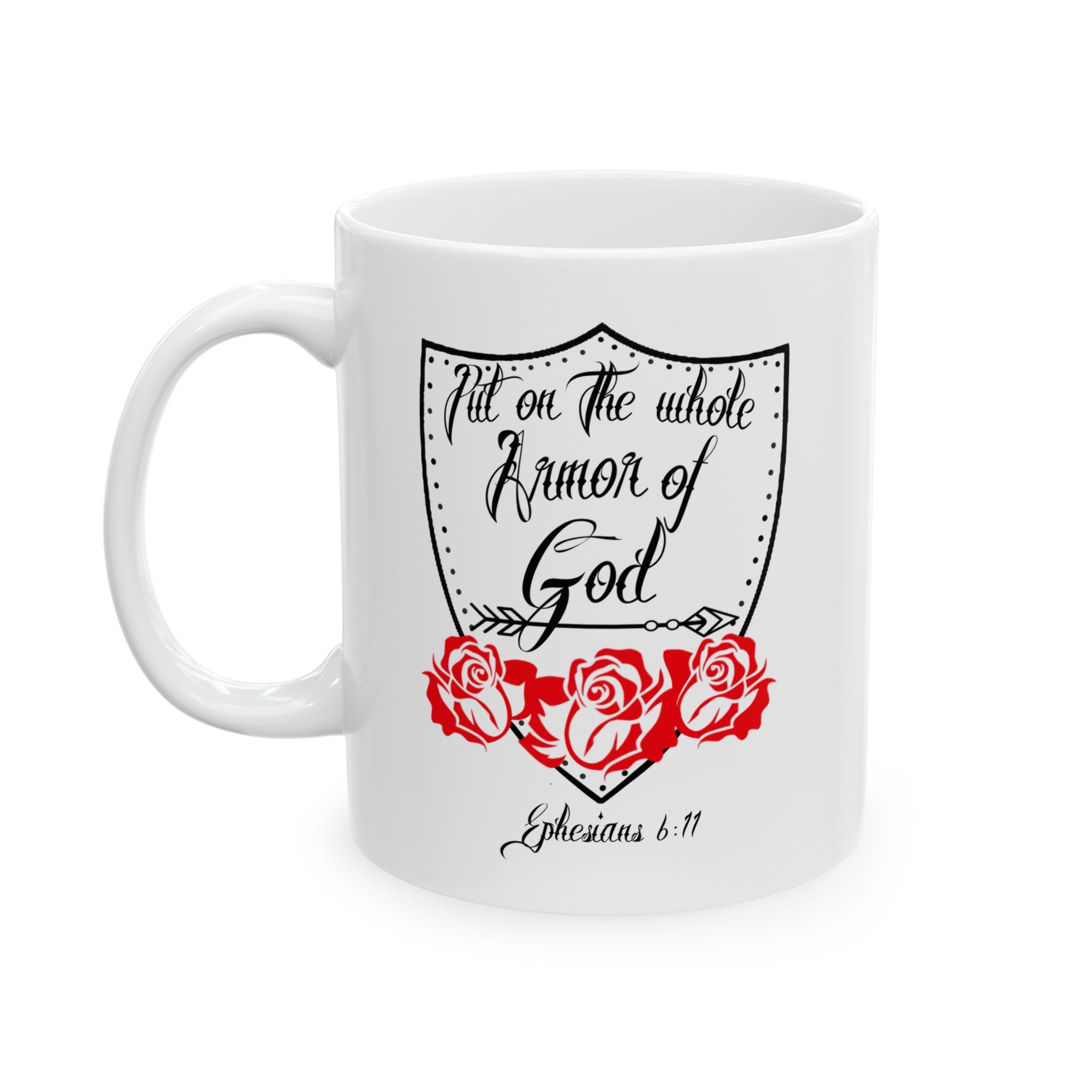 Armor of God Scripture Bible Verse Coffee Cup (11oz/15oz)