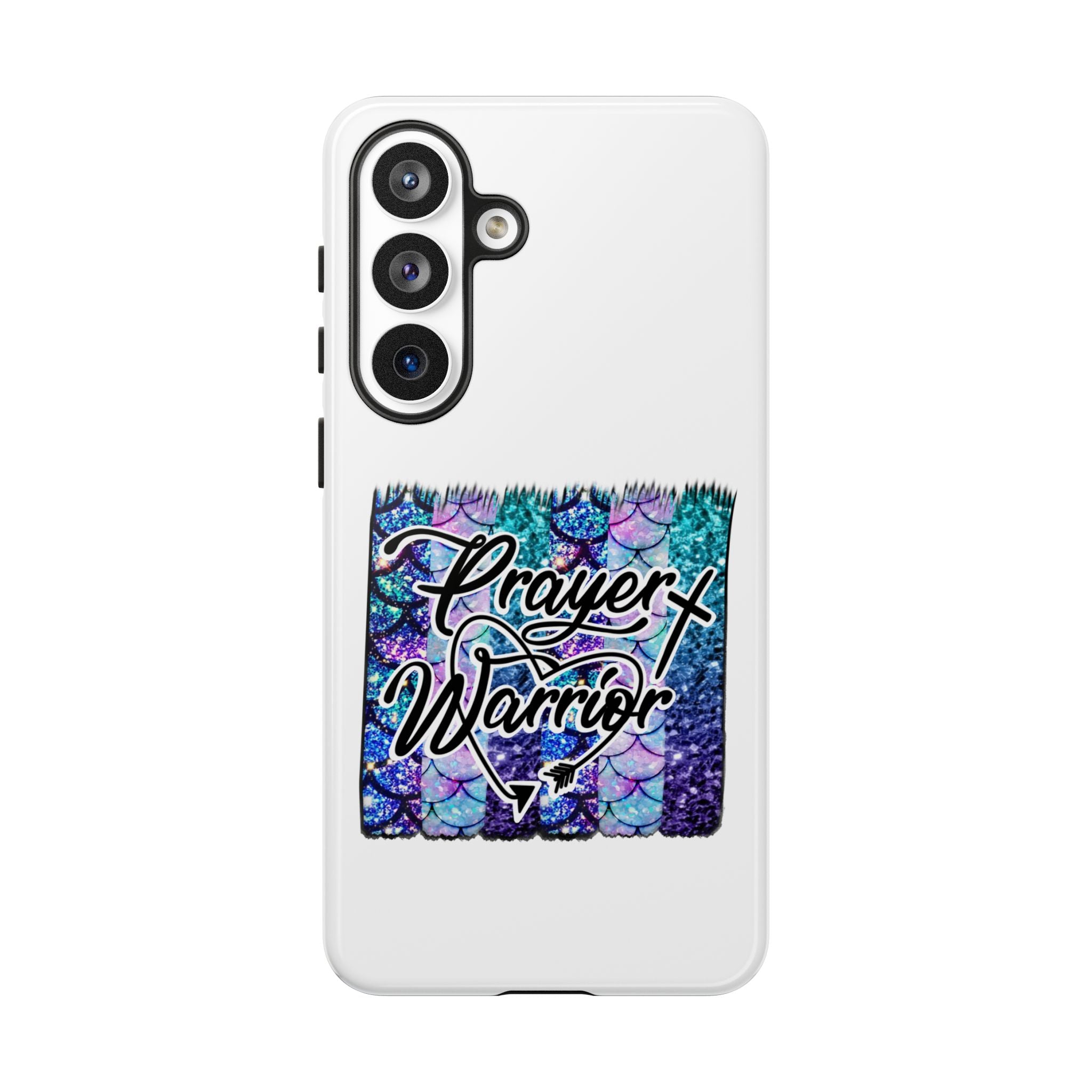 Prayer Warrior Phone Case — Faith-Inspired Tough Protective Cover