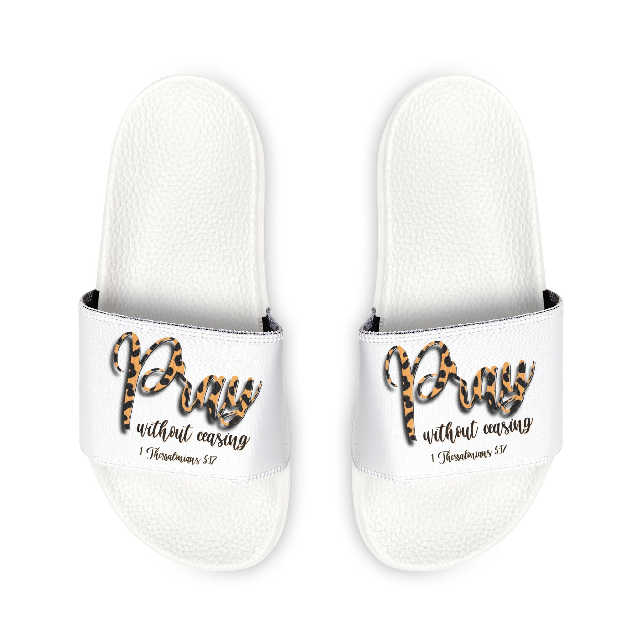 Pray Christian Women's Removable-Strap Sandals