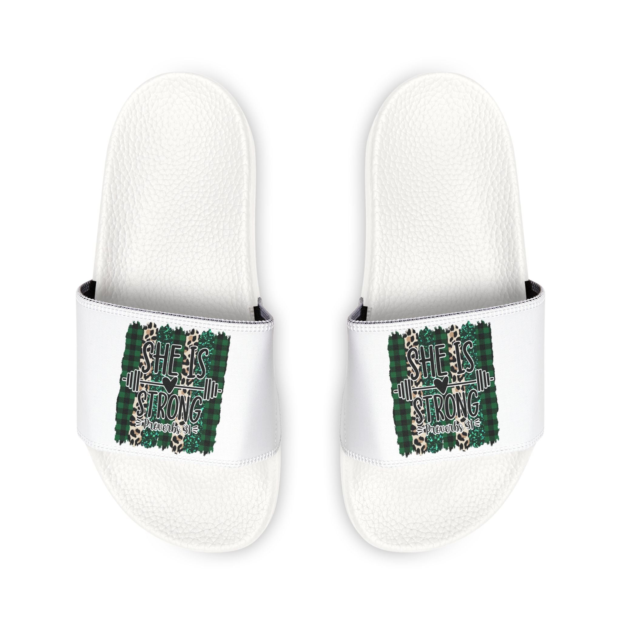 Proverbs 31 She is Strong Women's Removable-Strap Sandals