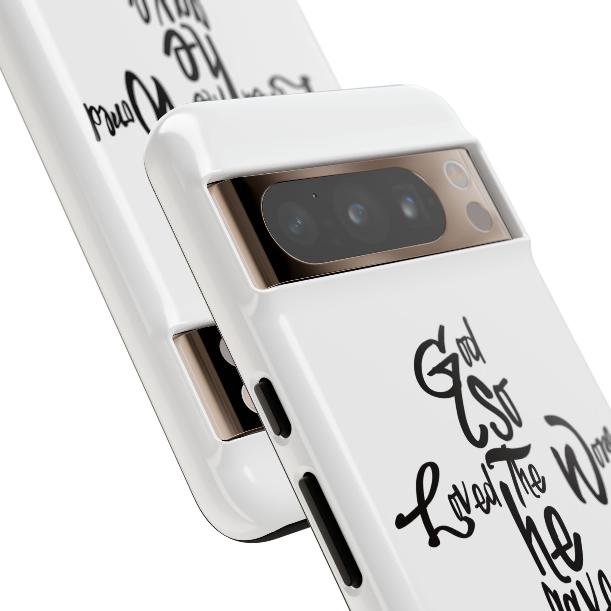 John 3:16 Bible Verse Christian Cross Phone Case — “God So Loved the World He Gave His Only Son”