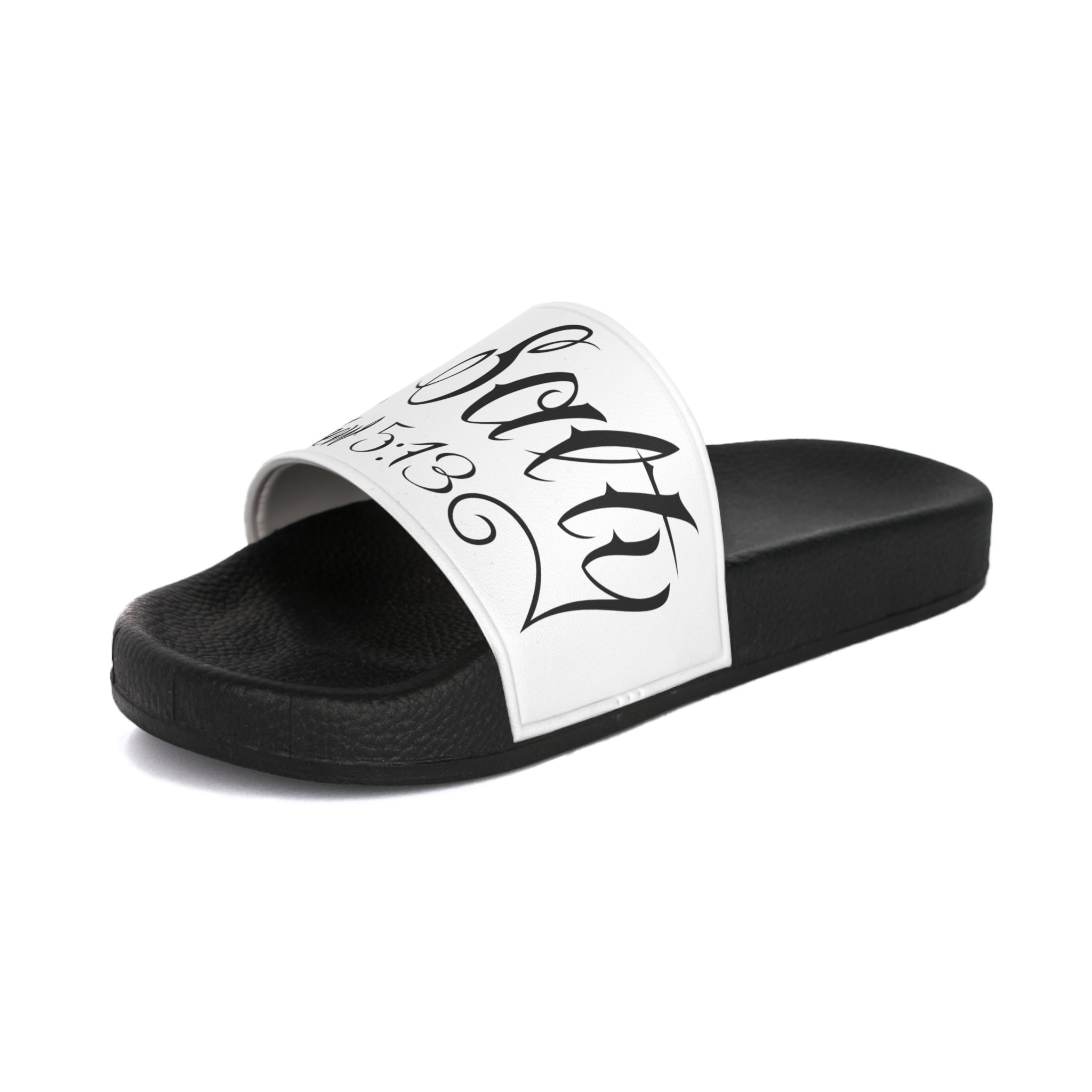 Slide Sandals — Be Salty Matthew 5:13 Bible Verse Slides