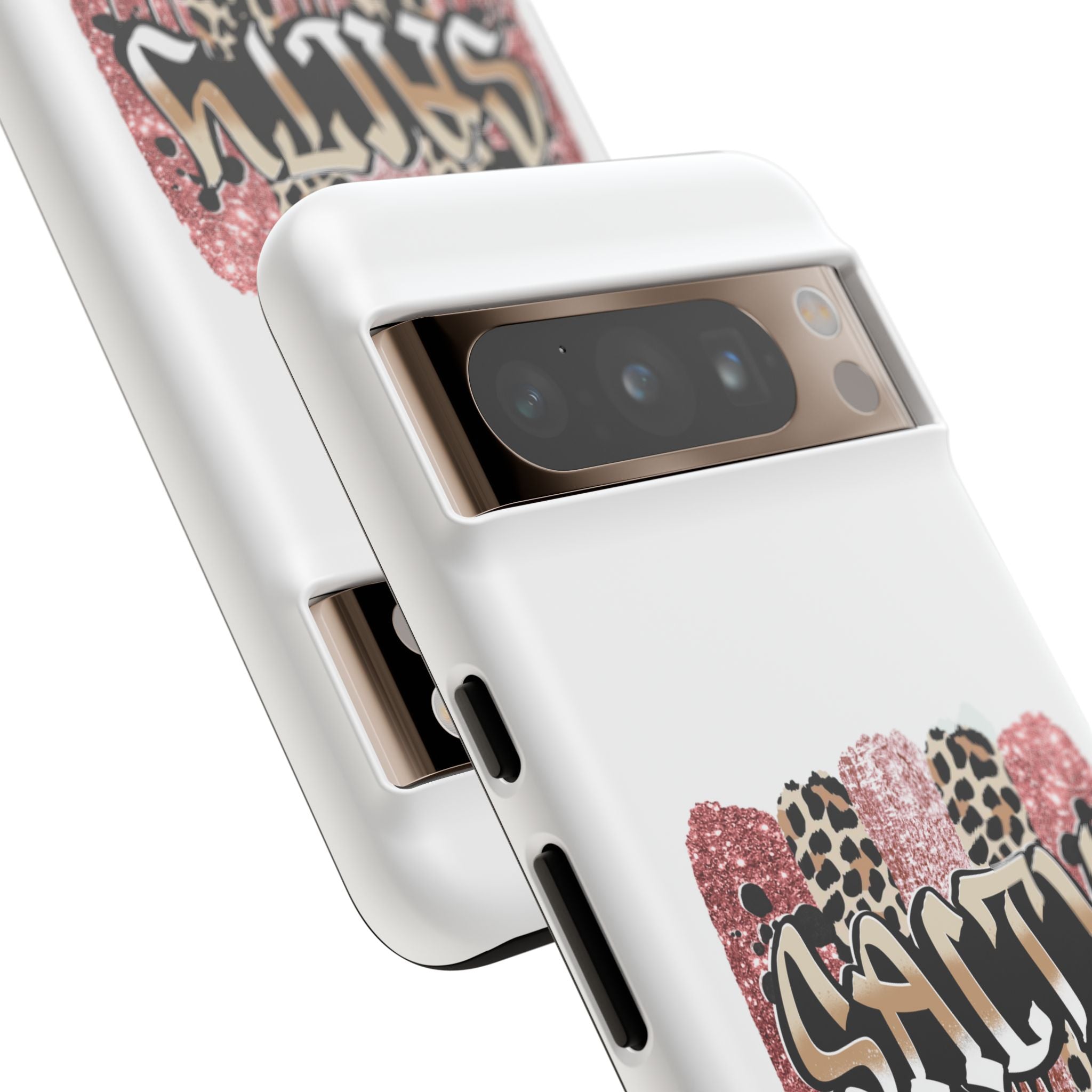 Salty Matthew 5:13 Scripture Leopard Pink Glitter Tough Case — Matthew 5:13 Scripture Phone Cover