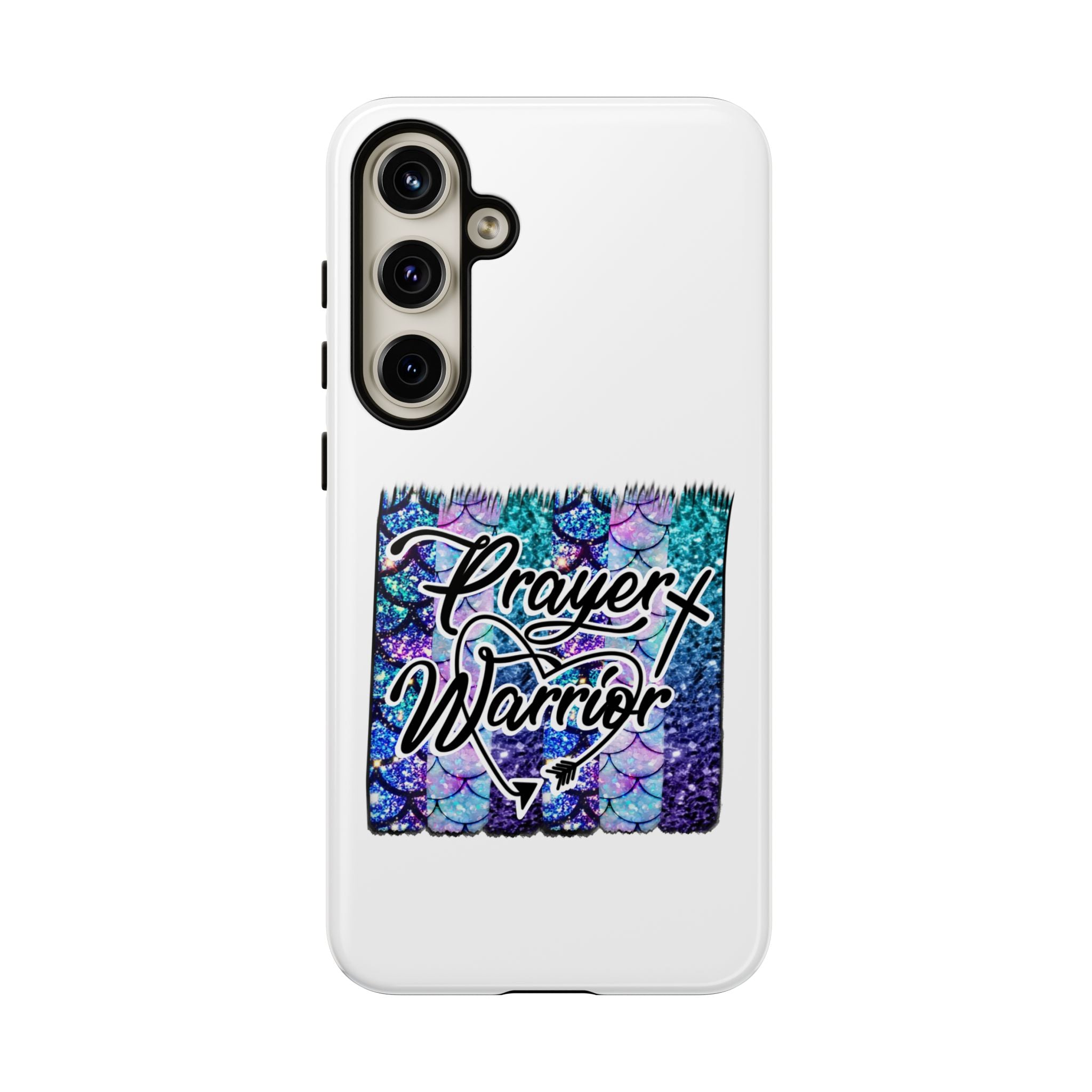 Prayer Warrior Phone Case — Faith-Inspired Tough Protective Cover