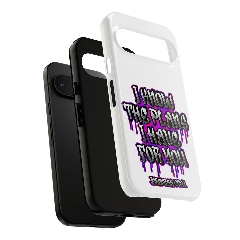 Jeremiah 29:11 Phone Case — "I Know The Plans I Have For You" Christian Bible Verse Protective Case