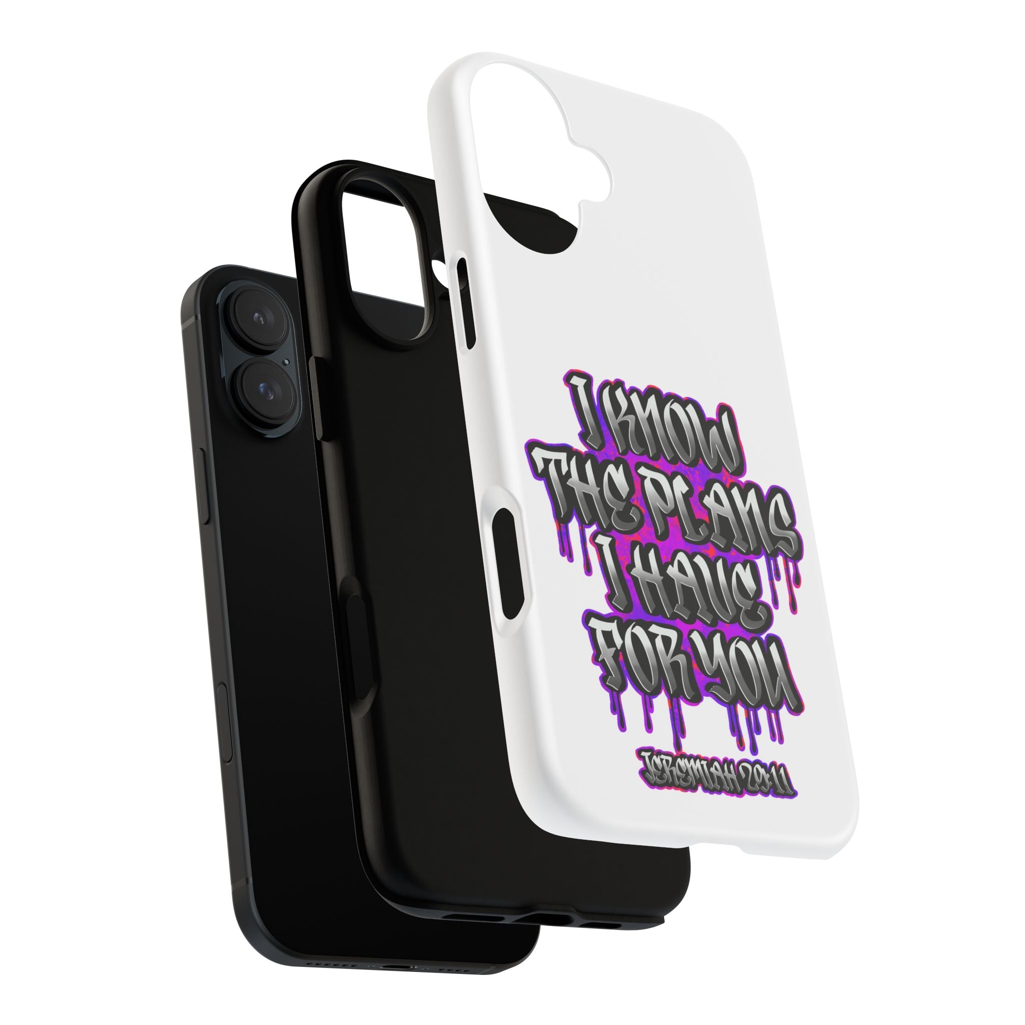 Jeremiah 29:11 Phone Case — "I Know The Plans I Have For You" Christian Bible Verse Protective Case